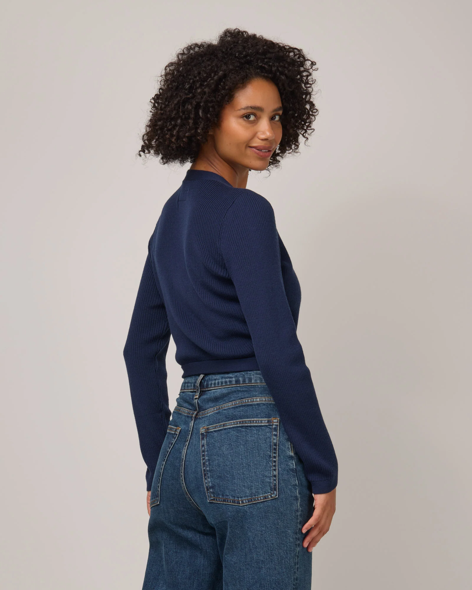Adeline Wrap Sweater - Image 2