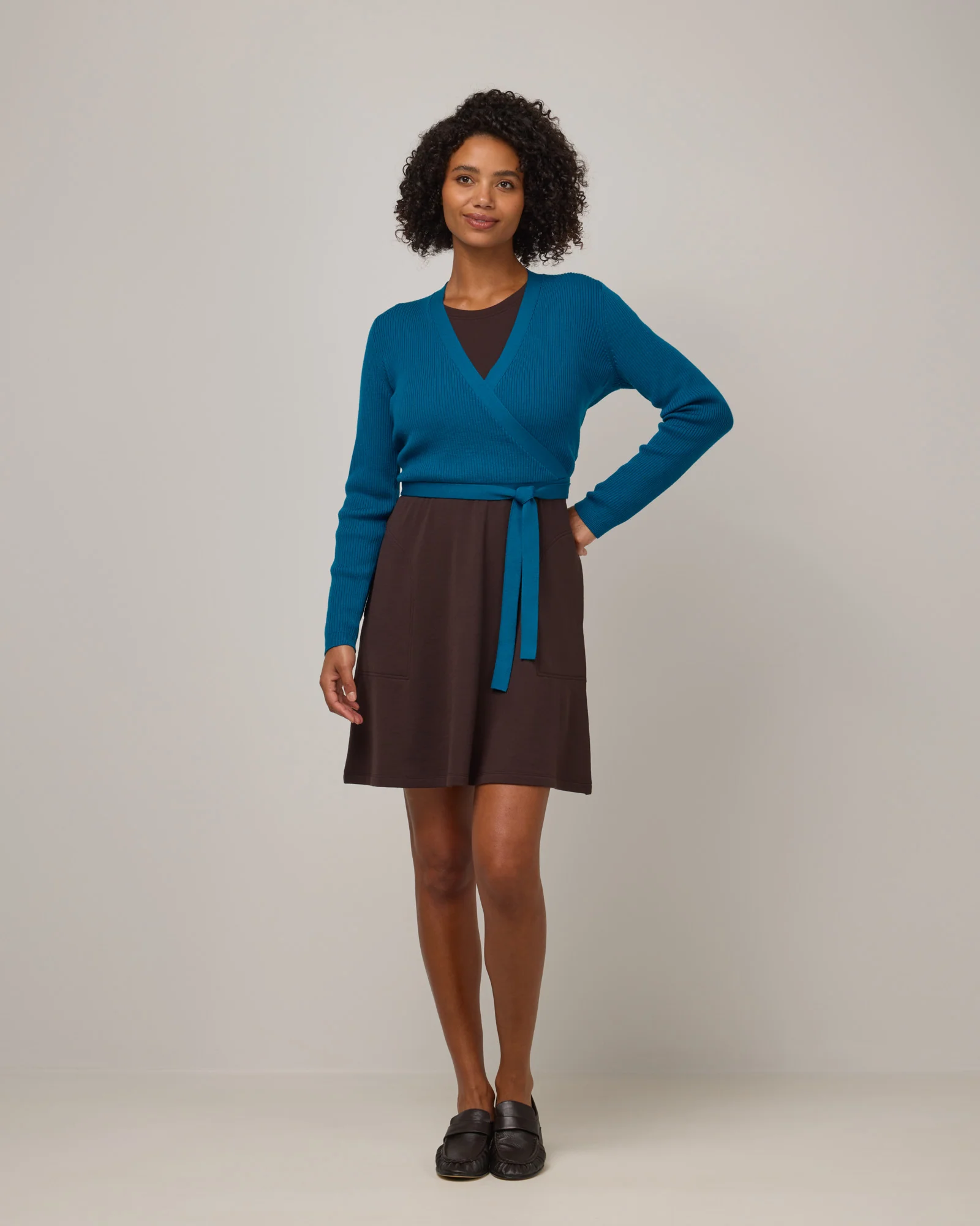 Adeline Wrap Sweater - Image 2