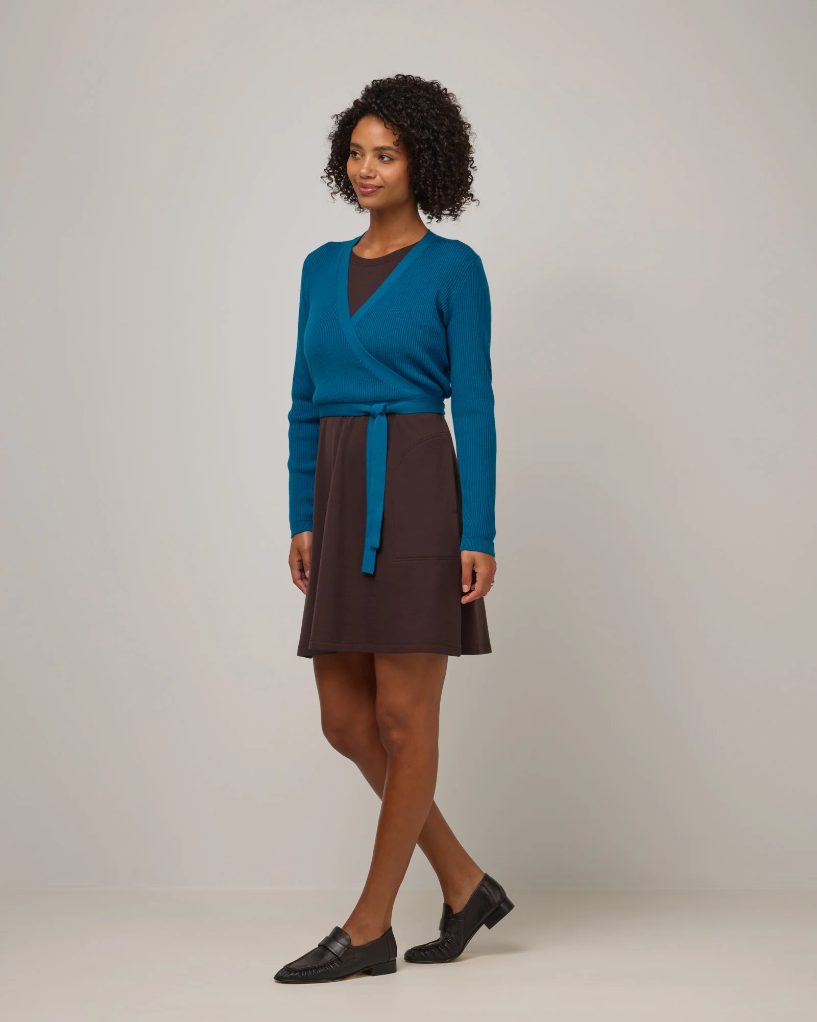 Adeline Wrap Sweater - Image 3