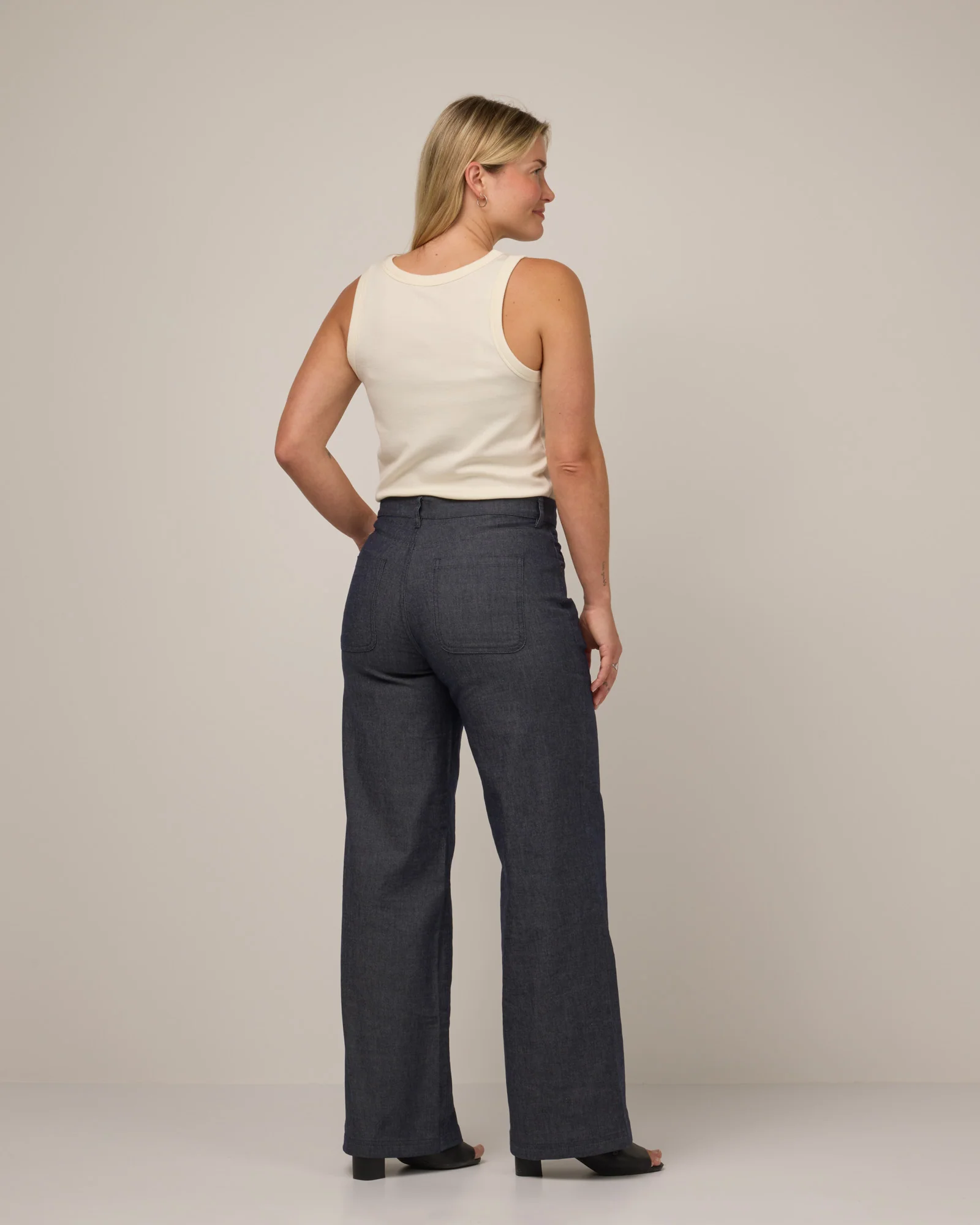 Beck Wide Leg Denim Jean - Image 2