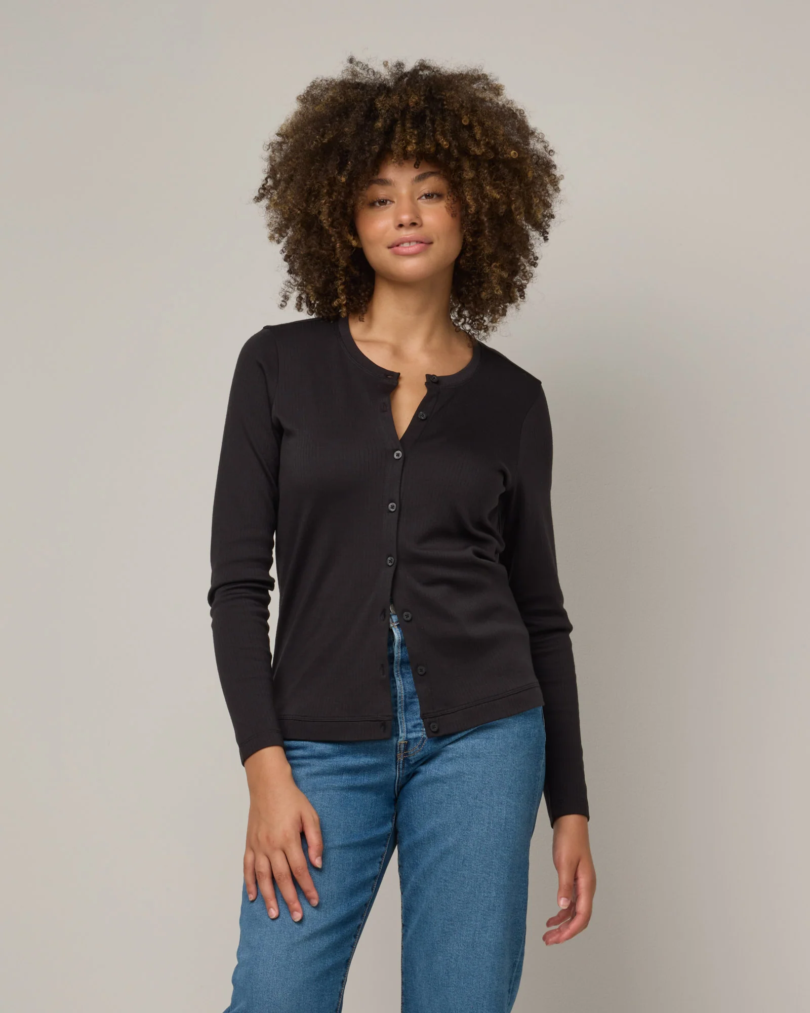 Celeste Ribbed Cardigan - Image 3