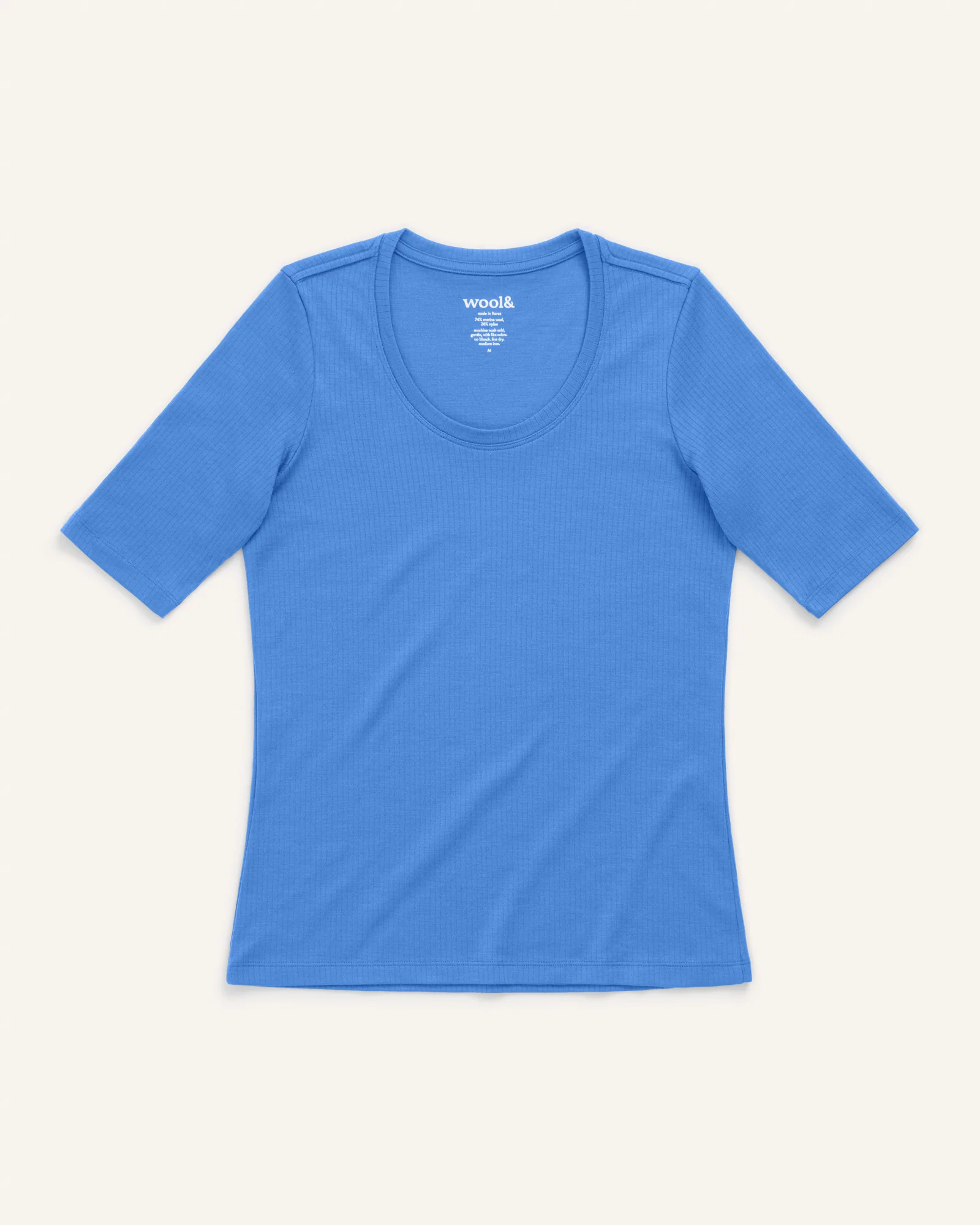 Celine Ribbed Elbow Sleeve Tee - Image 5