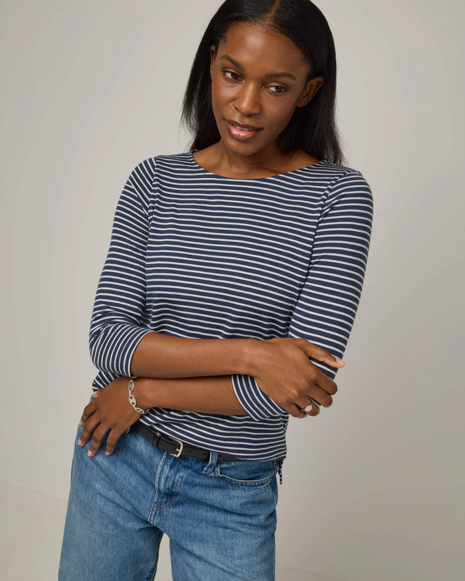 Colette Quarter-Sleeve Top