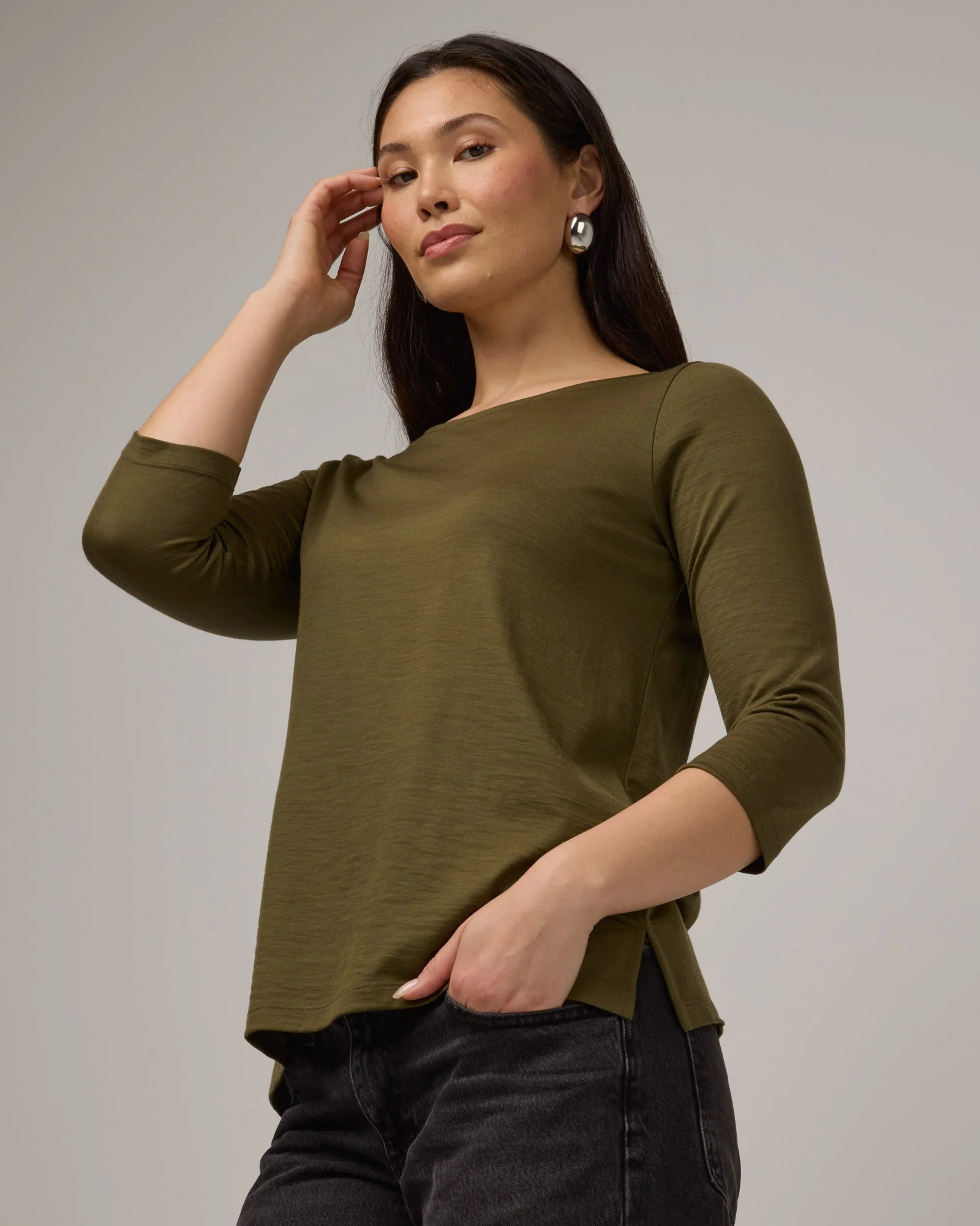 Colette Quarter-Sleeve Top - Image 4