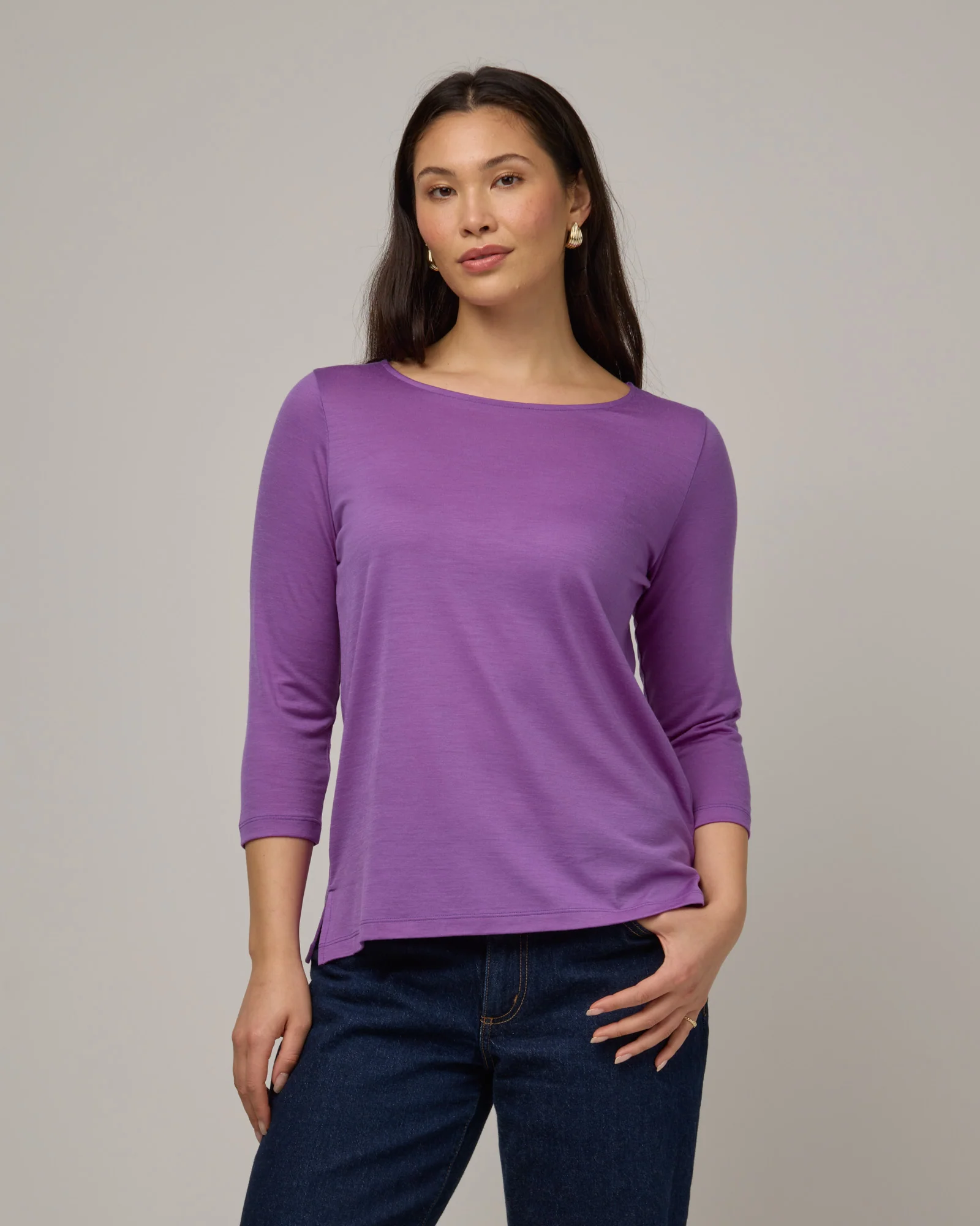 Colette Quarter-Sleeve Top