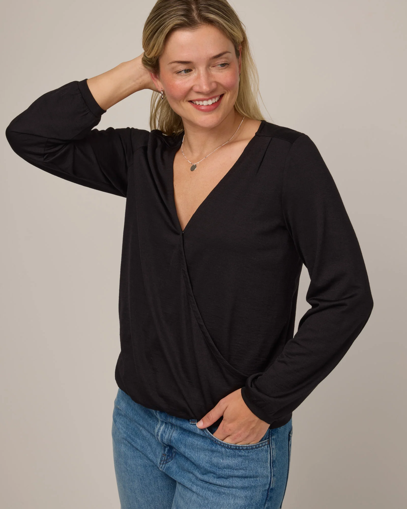 Diana Surplice Top - Image 4