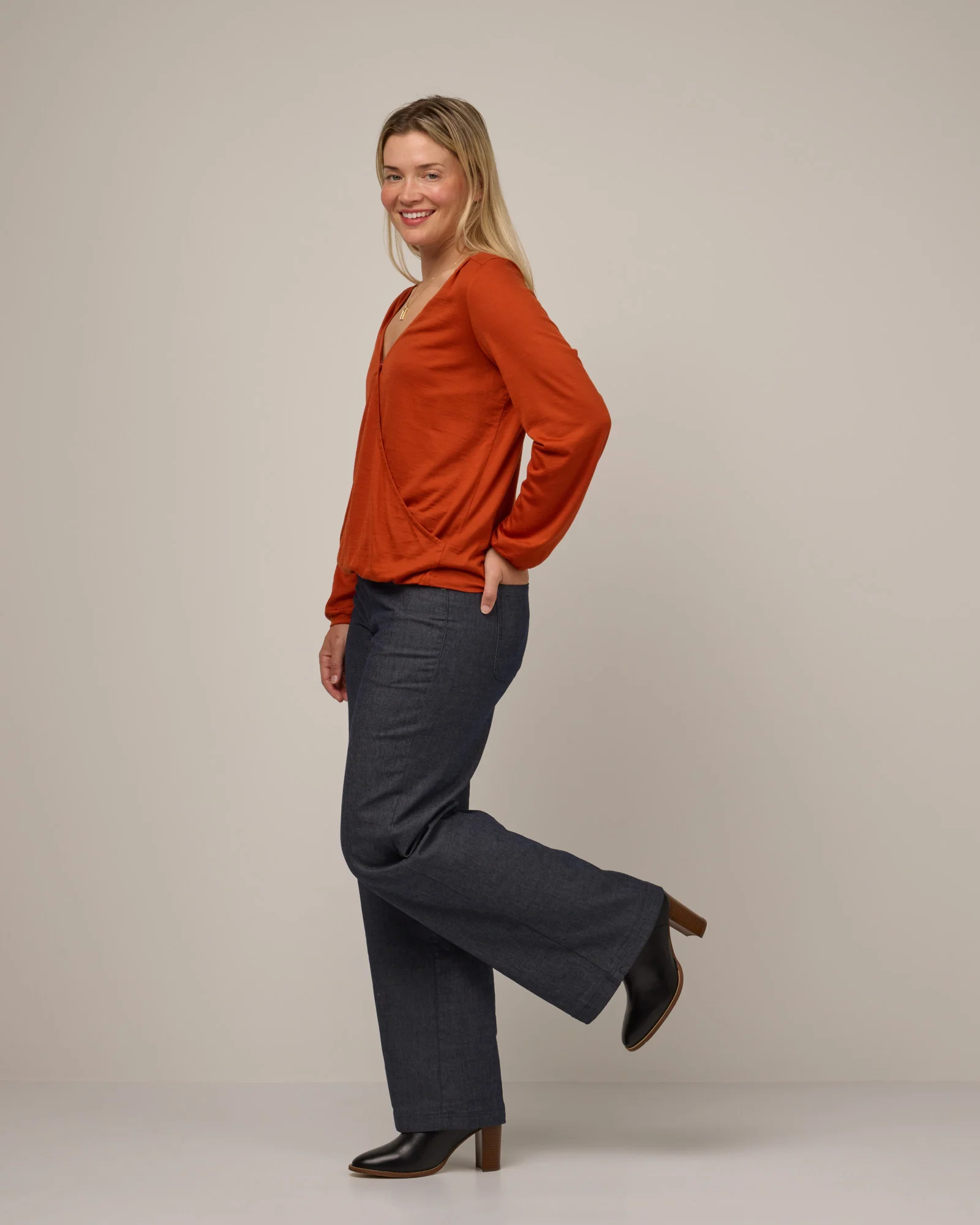 Diana Surplice Top - Image 3