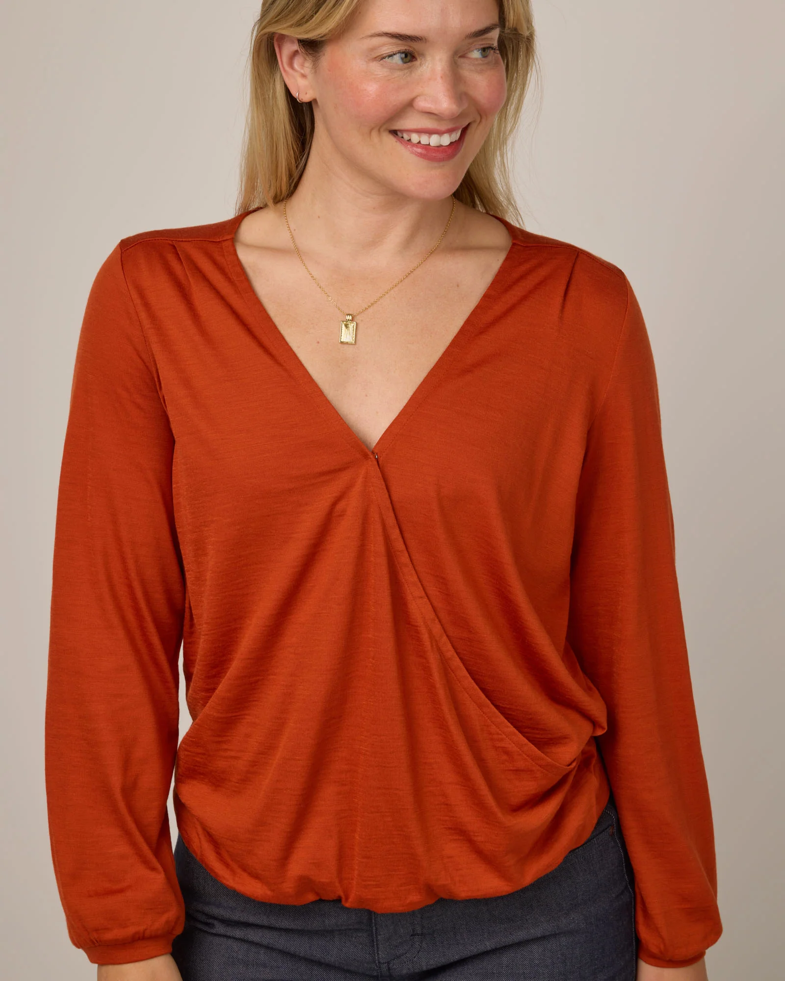 Diana Surplice Top - Image 4