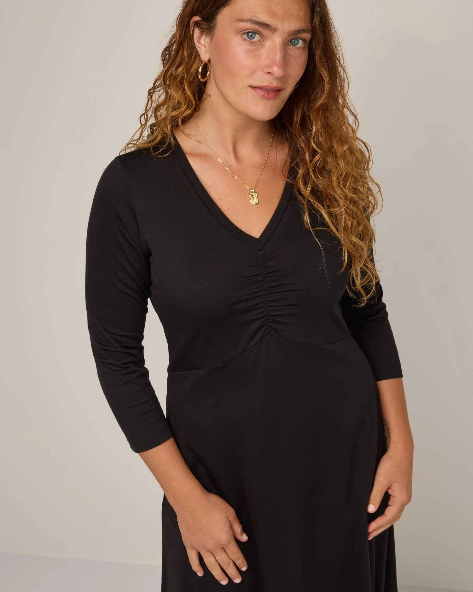 Emilia Ruched Dress - Image 4