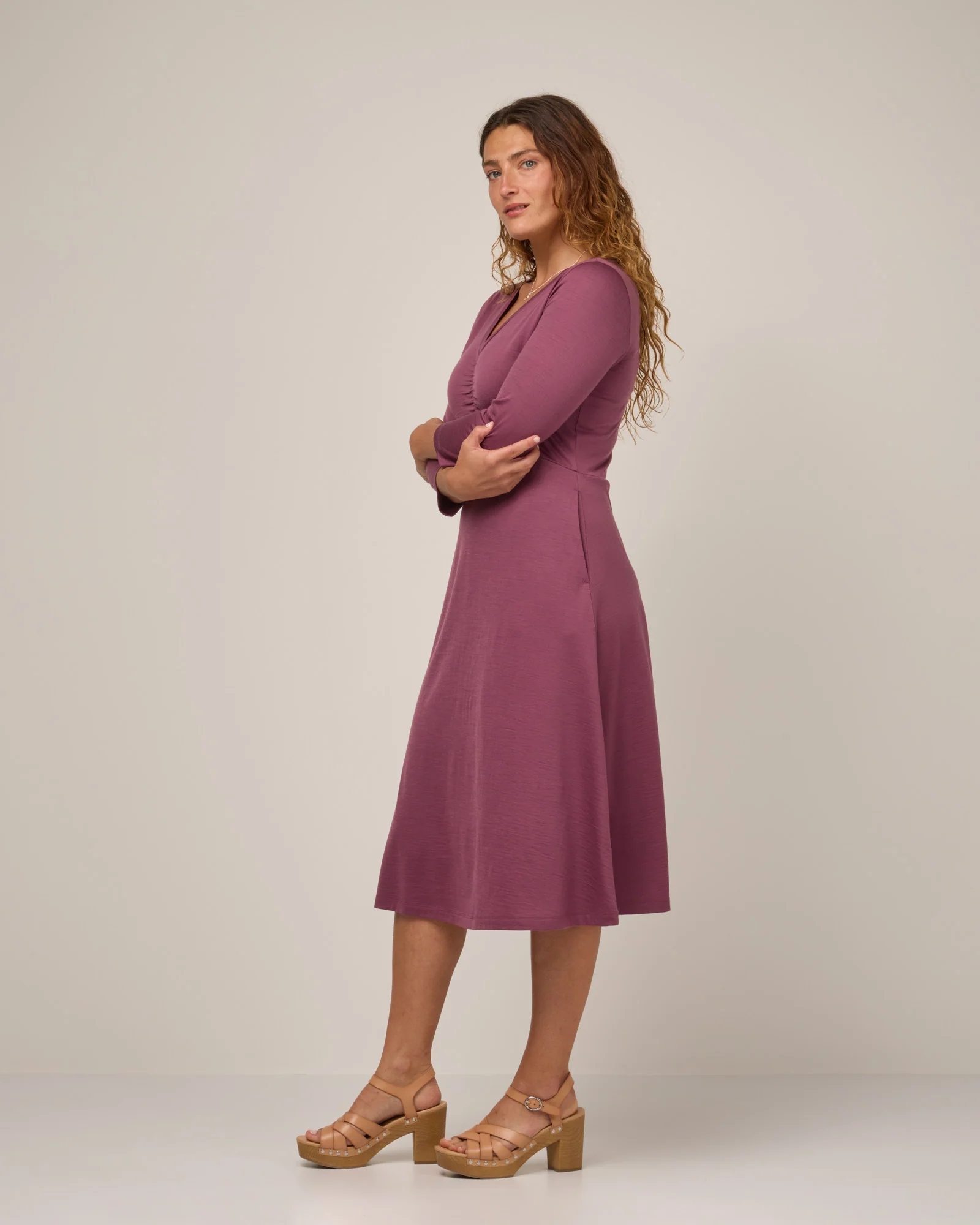 Emilia Ruched Dress - Image 3