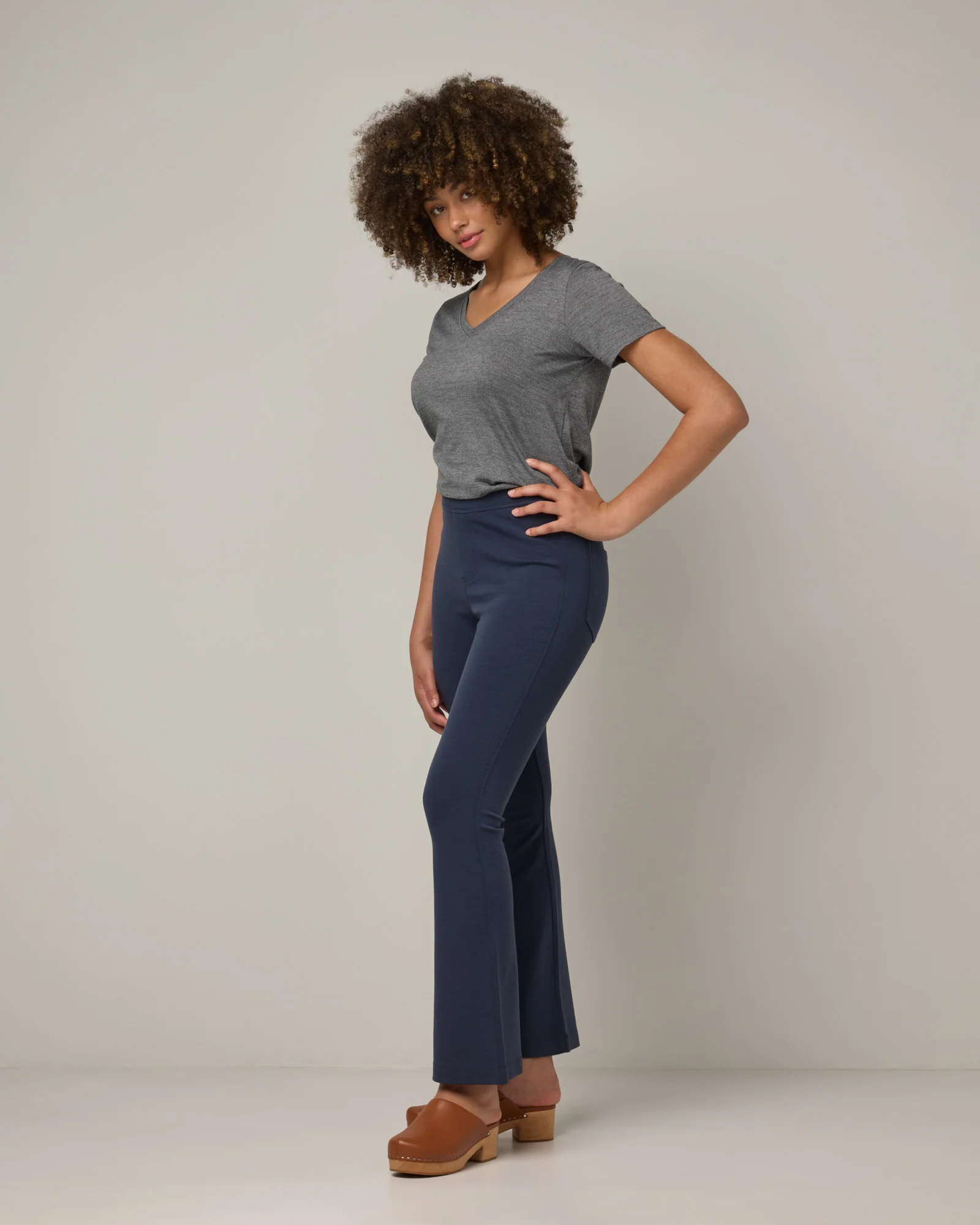 Foster Kick Flare Ponte Pant - Image 3