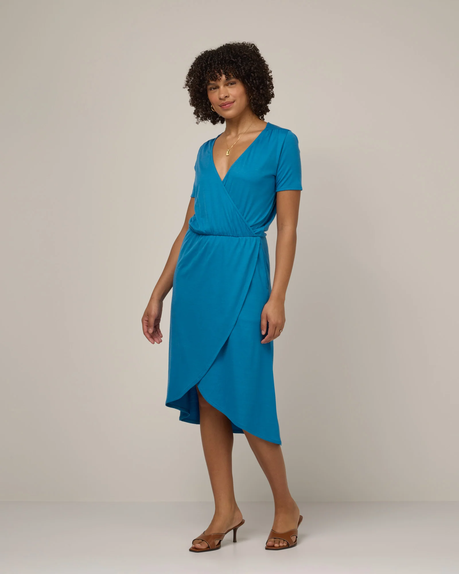 Ines Tulip Hem Dress - Image 3