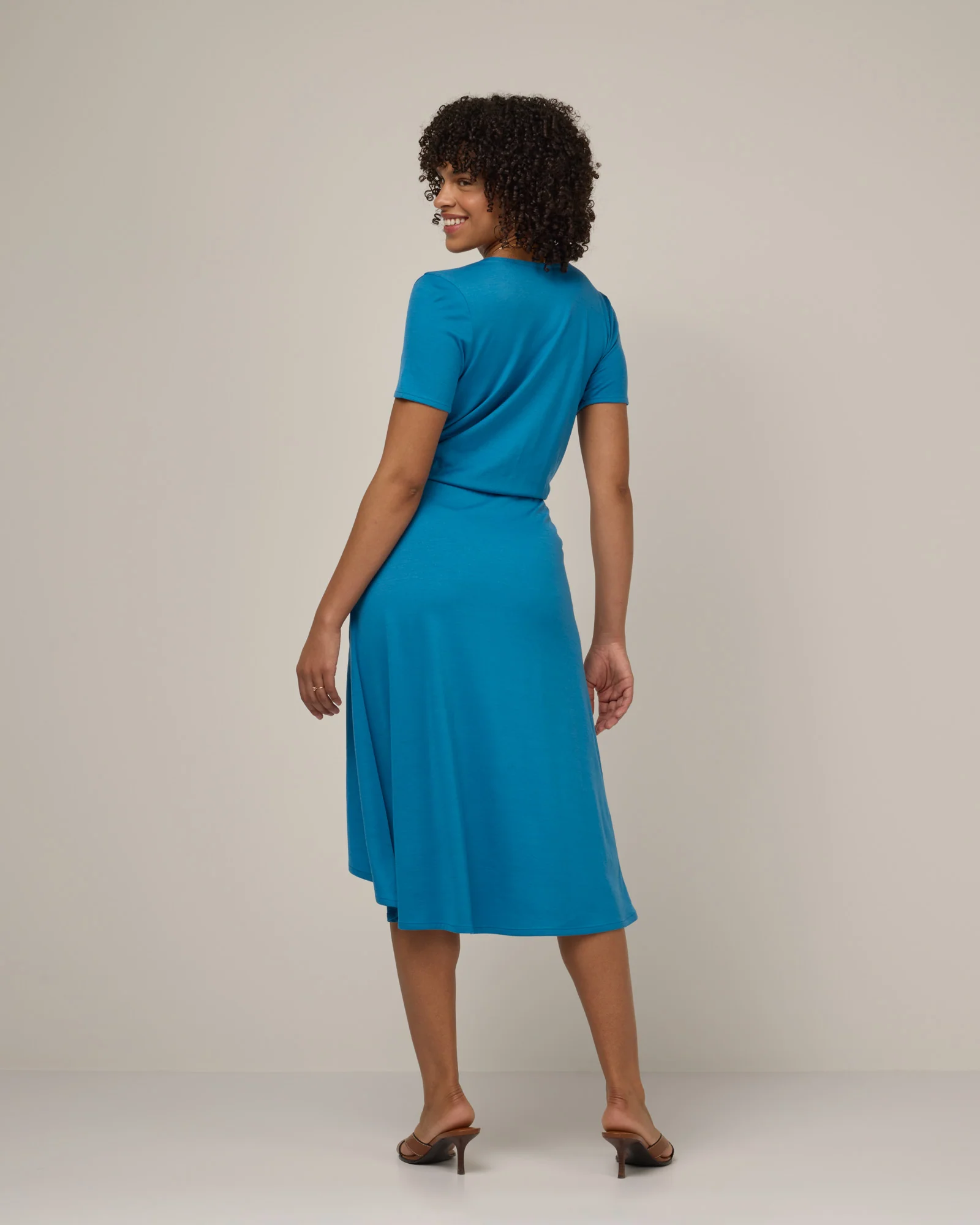 Ines Tulip Hem Dress - Image 4