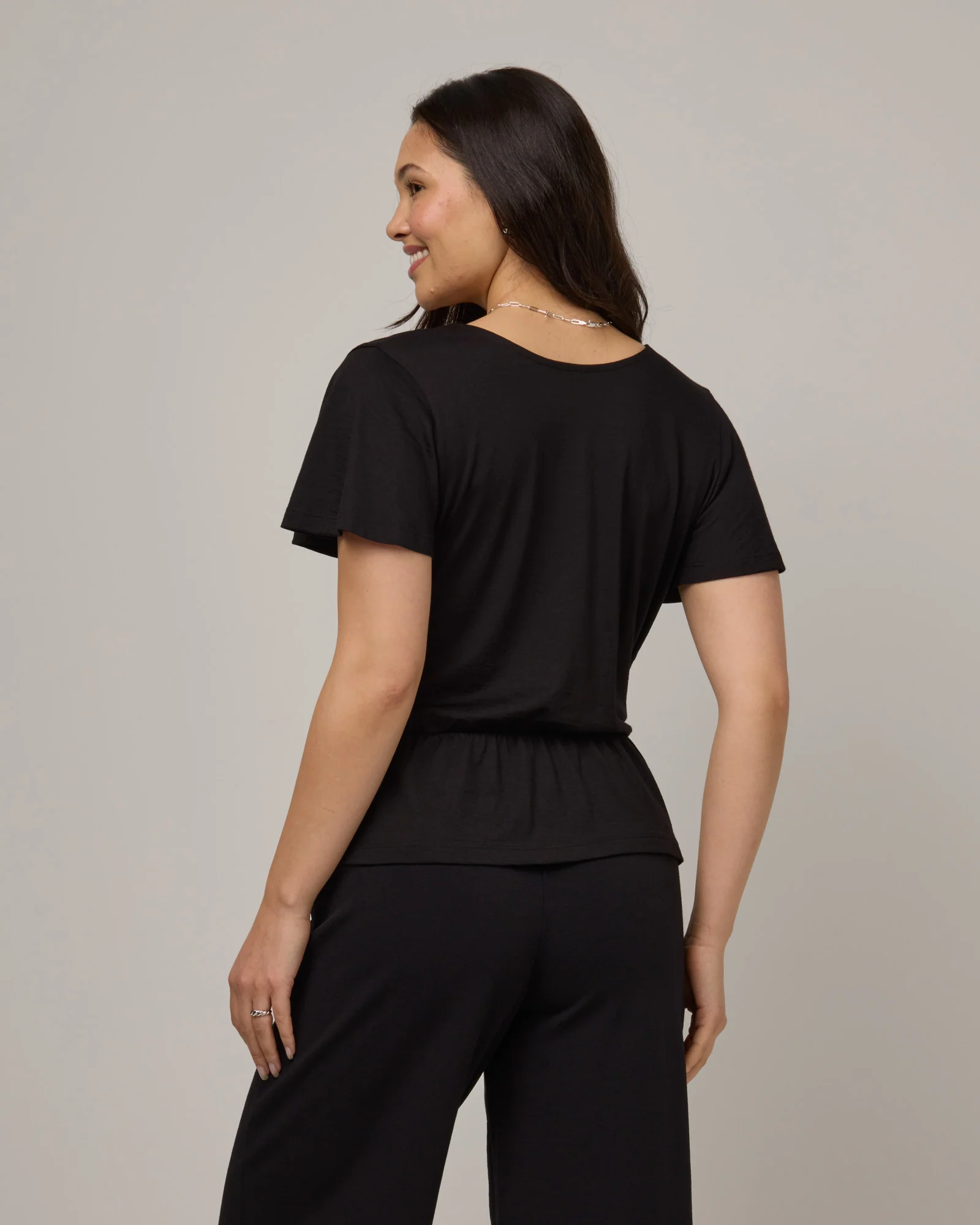 Jeanne Flutter Sleeve Top - Image 2