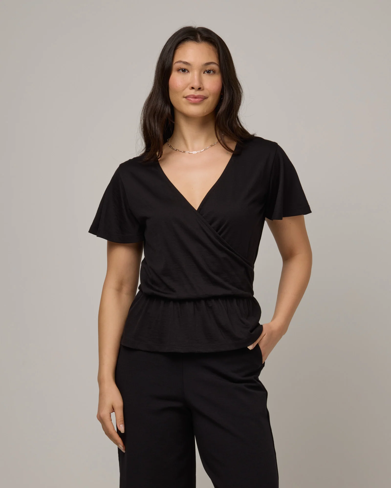 Jeanne Flutter Sleeve Top - Image 4