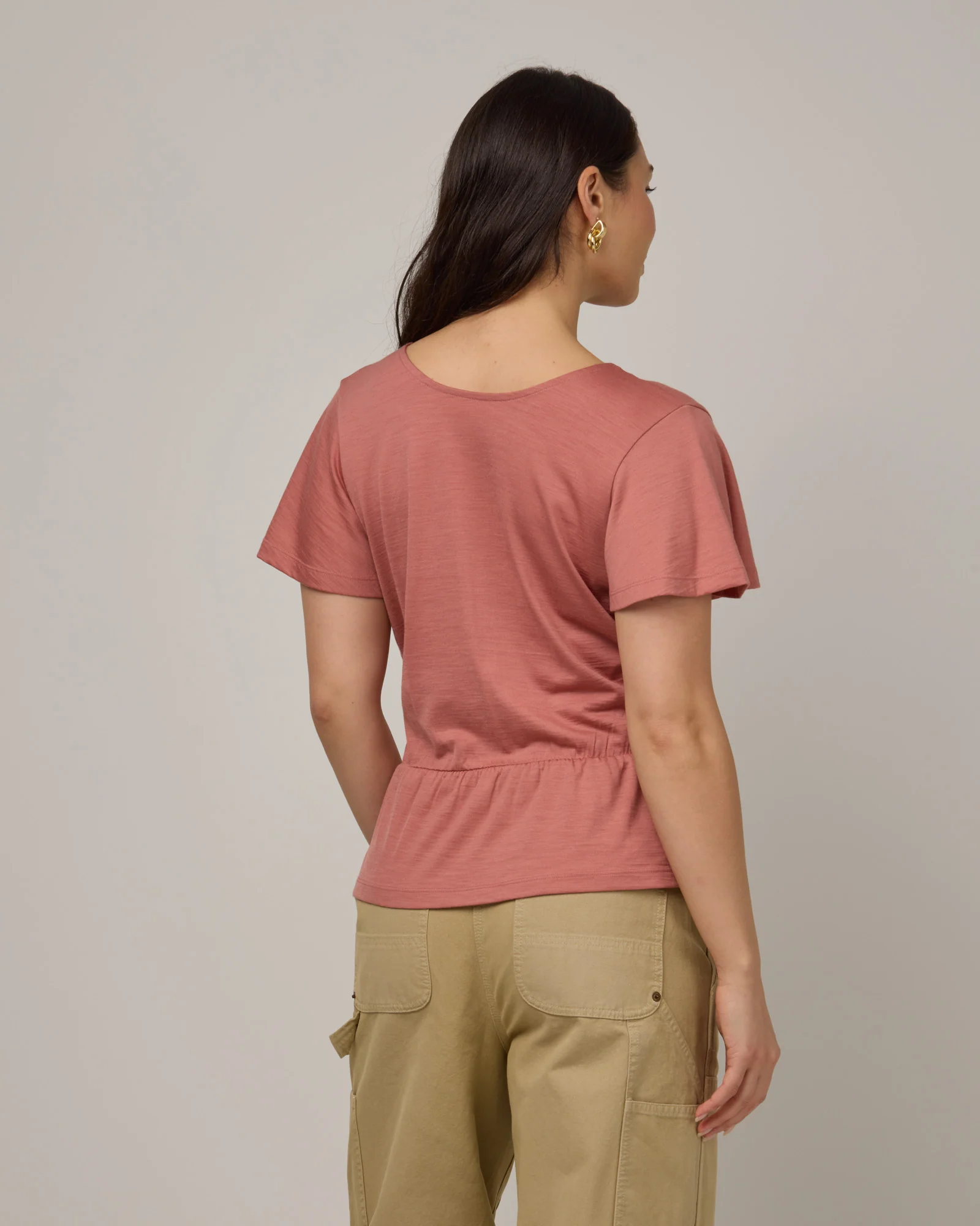 Jeanne Flutter Sleeve Top - Image 2