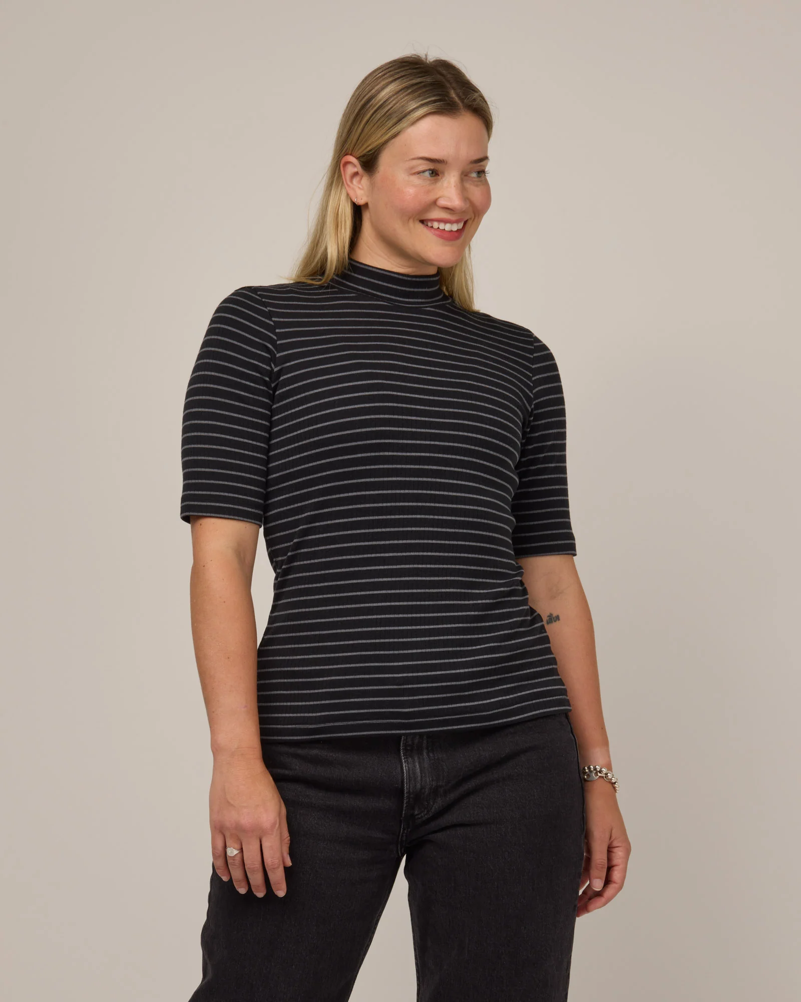 Krystal Mock Neck Top - Image 3