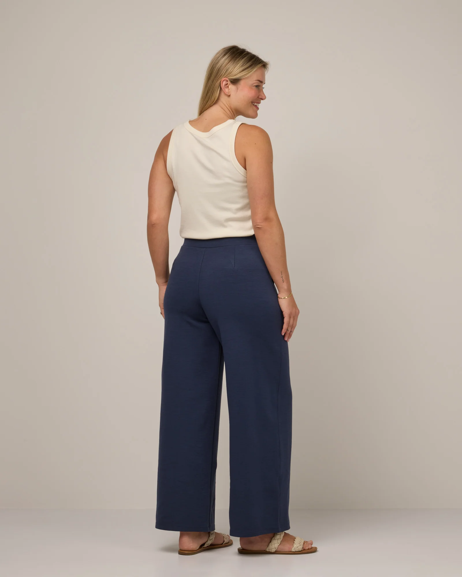 Lane Wide Leg Ponte Pant - Image 2
