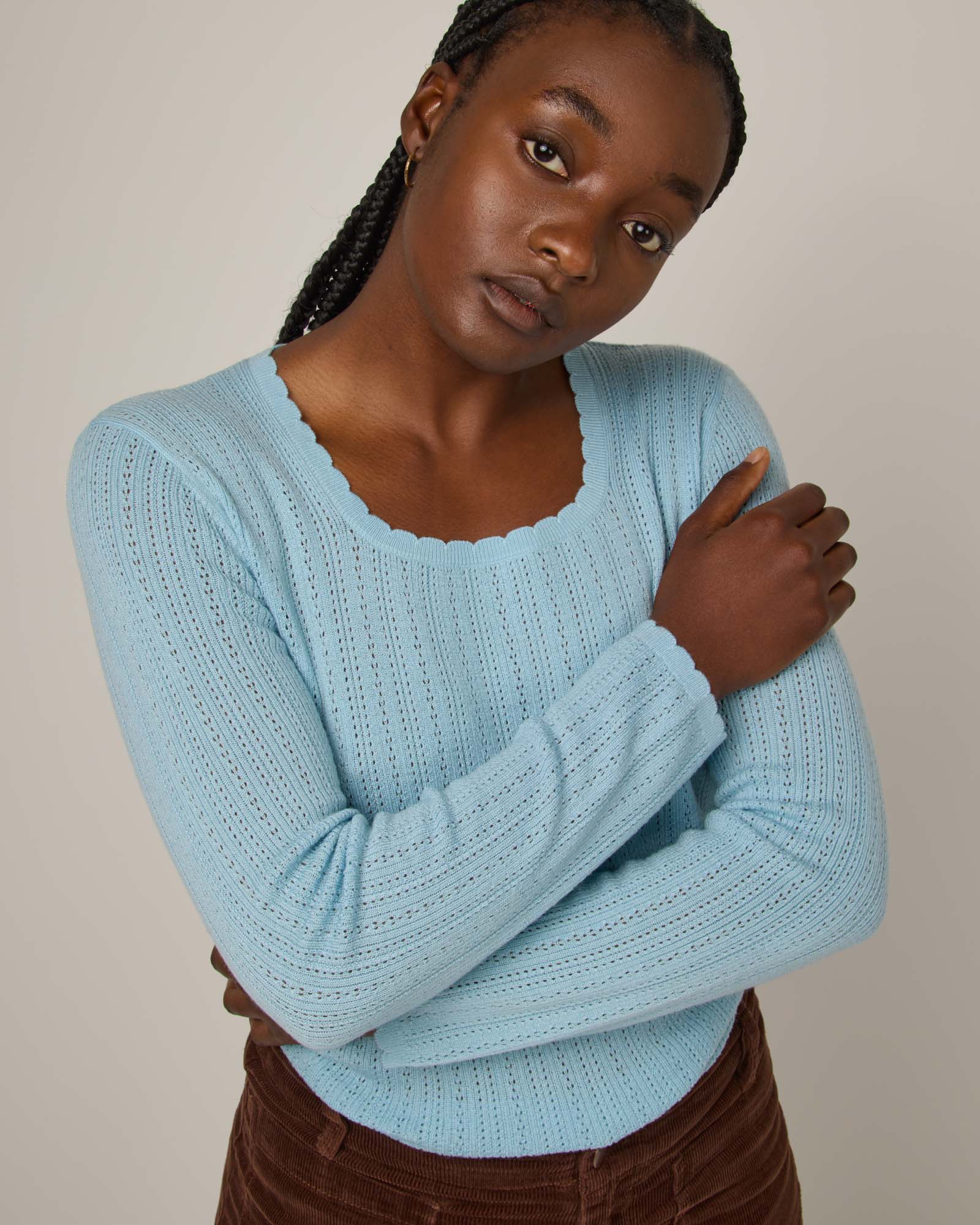 Daisy Pointelle Sweater - Image 4
