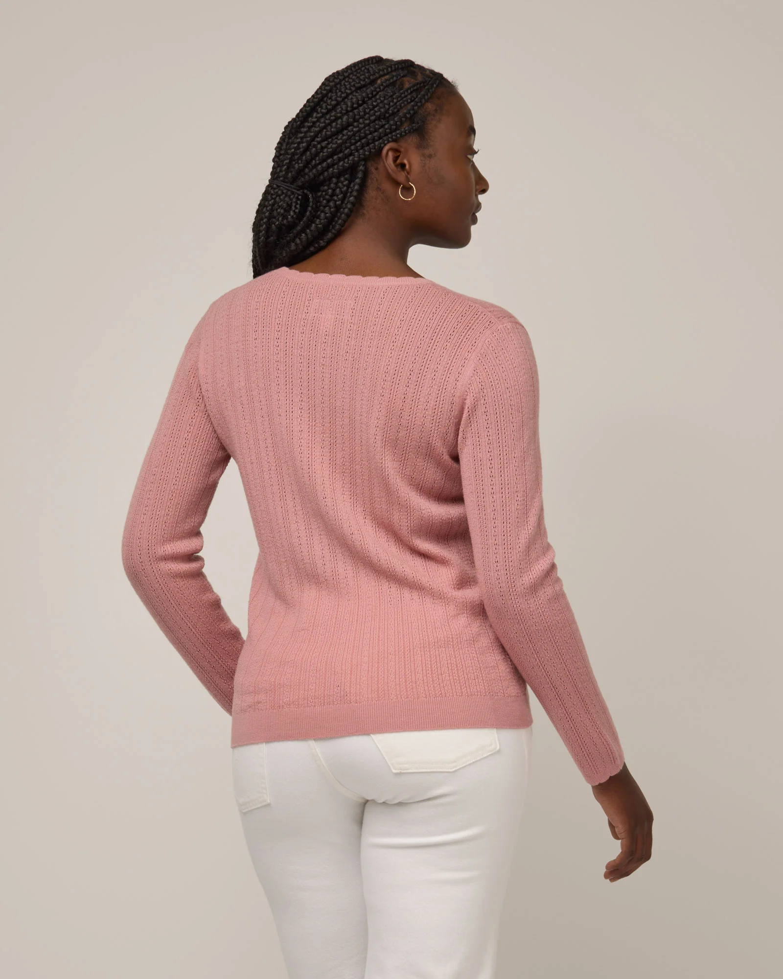 Daisy Pointelle Sweater - Image 3