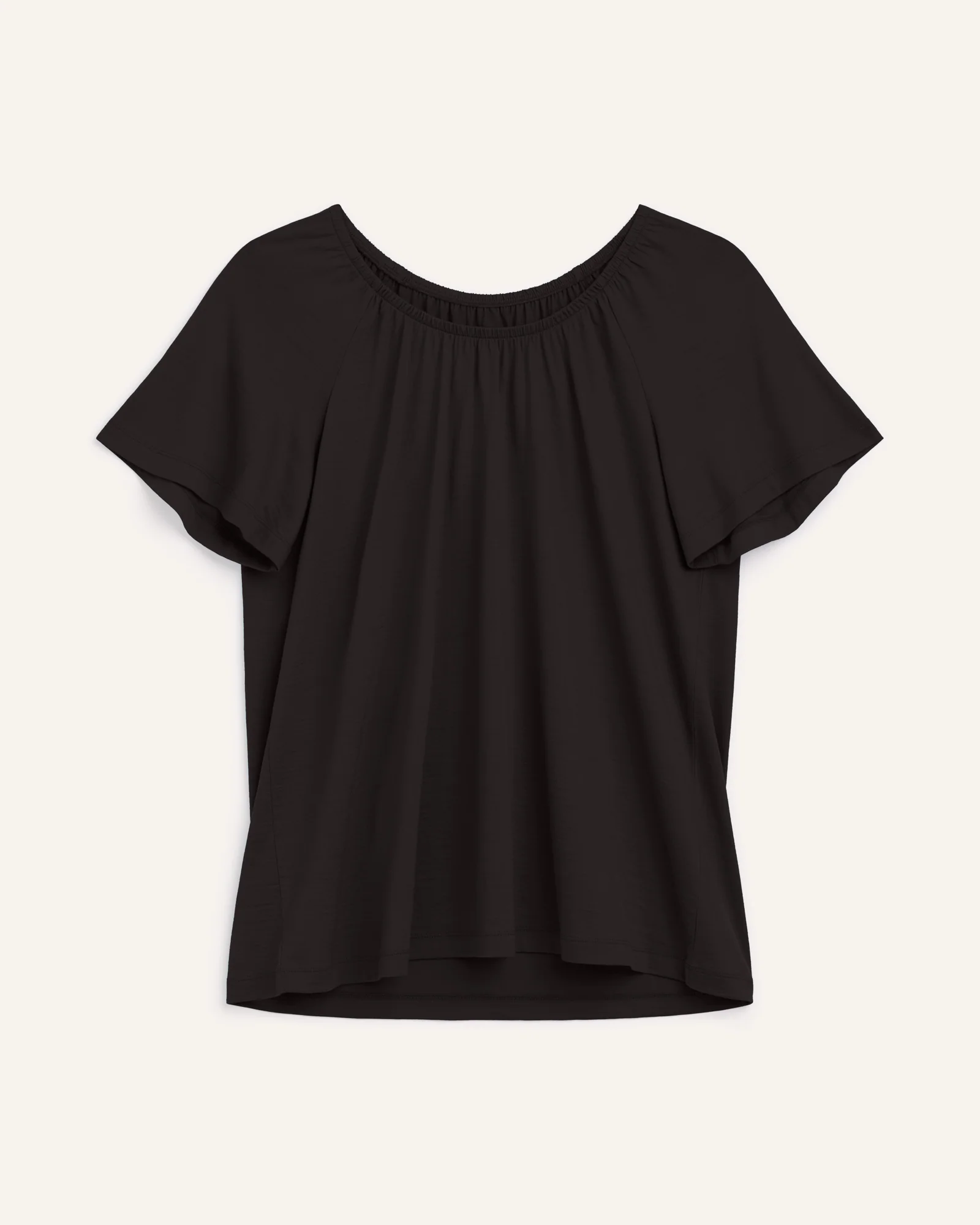 Lilah Signature Gathered Neck Tee - Image 5