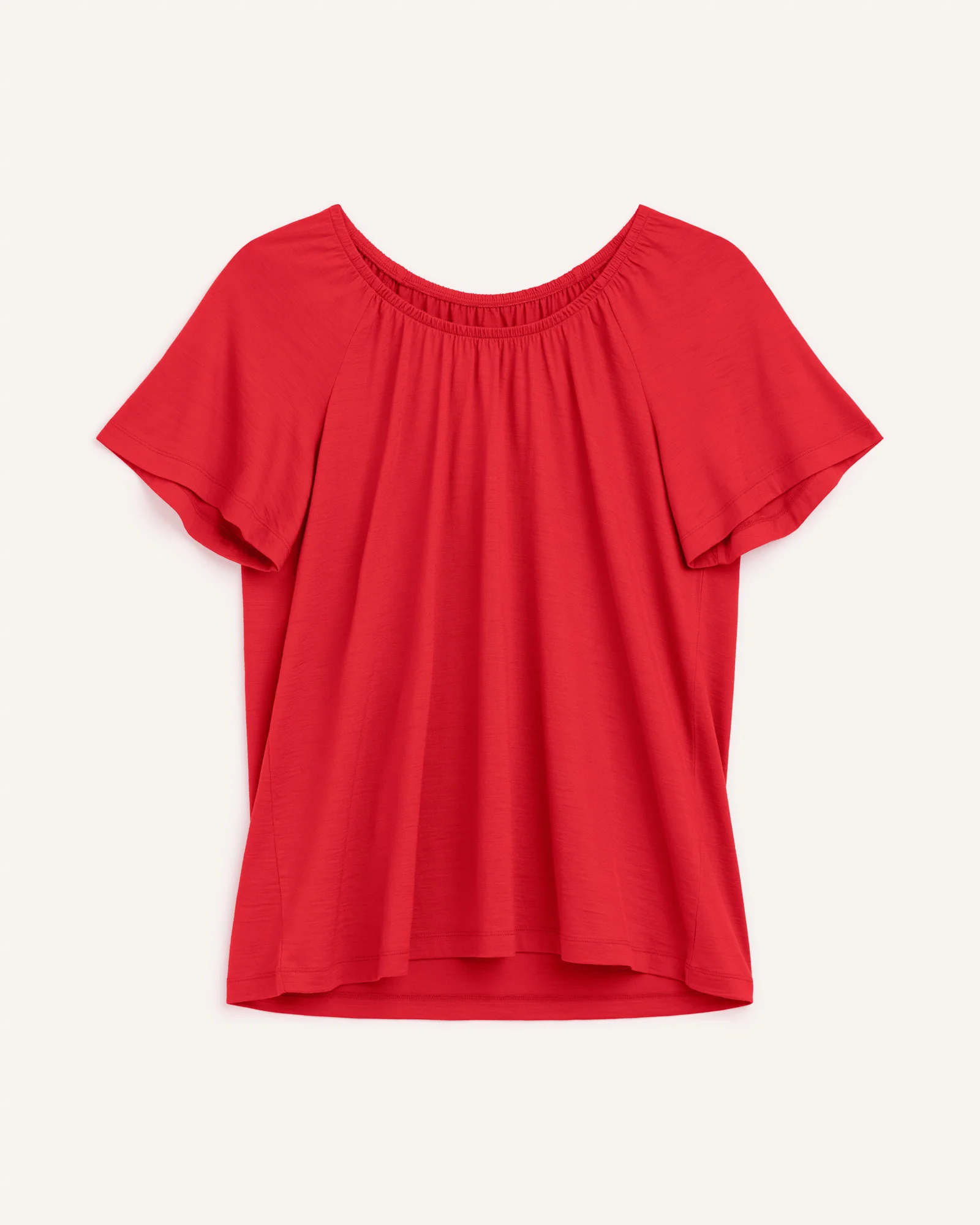 Lilah Signature Gathered Neck Tee - Image 5