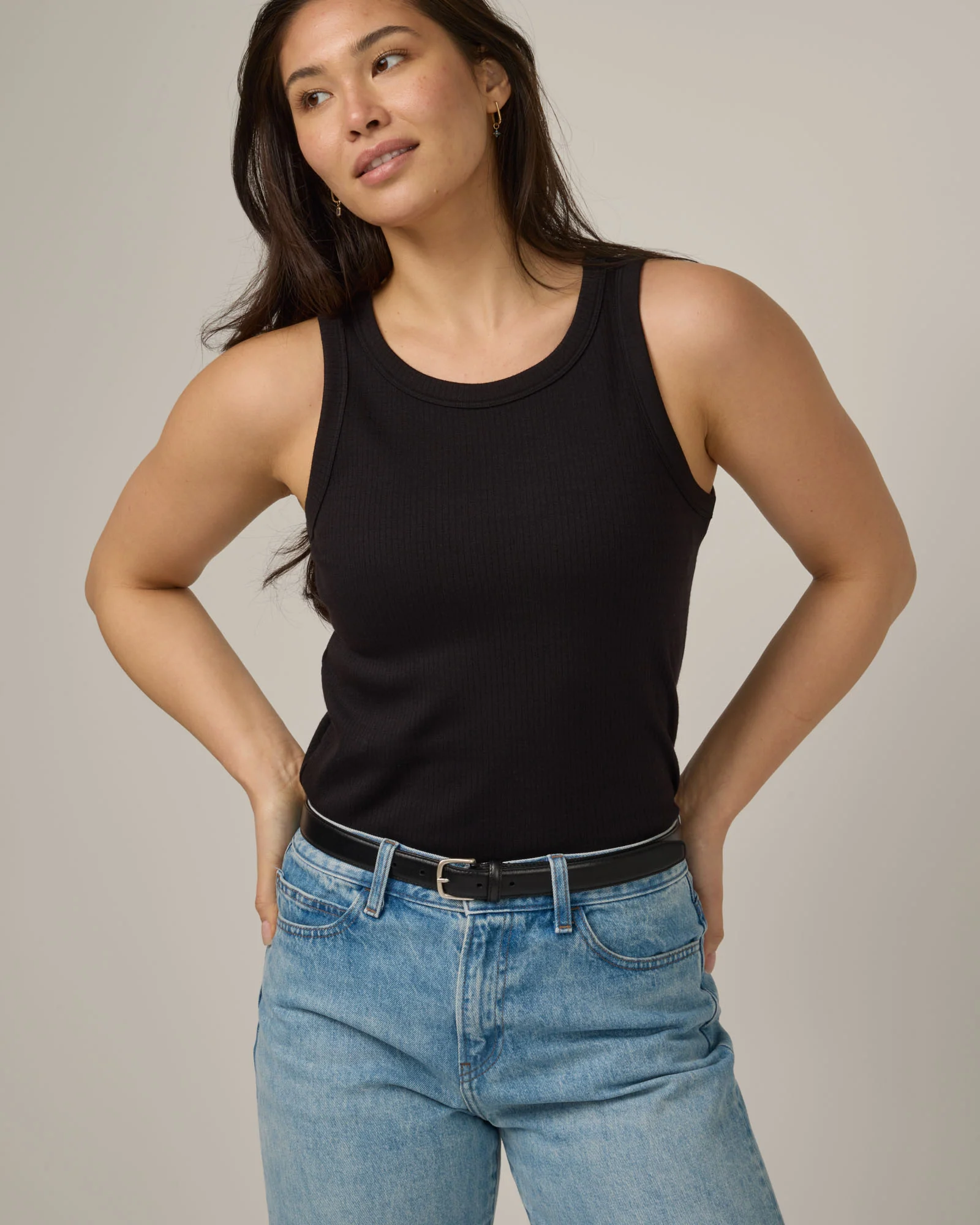 Lily Ribbed Tank