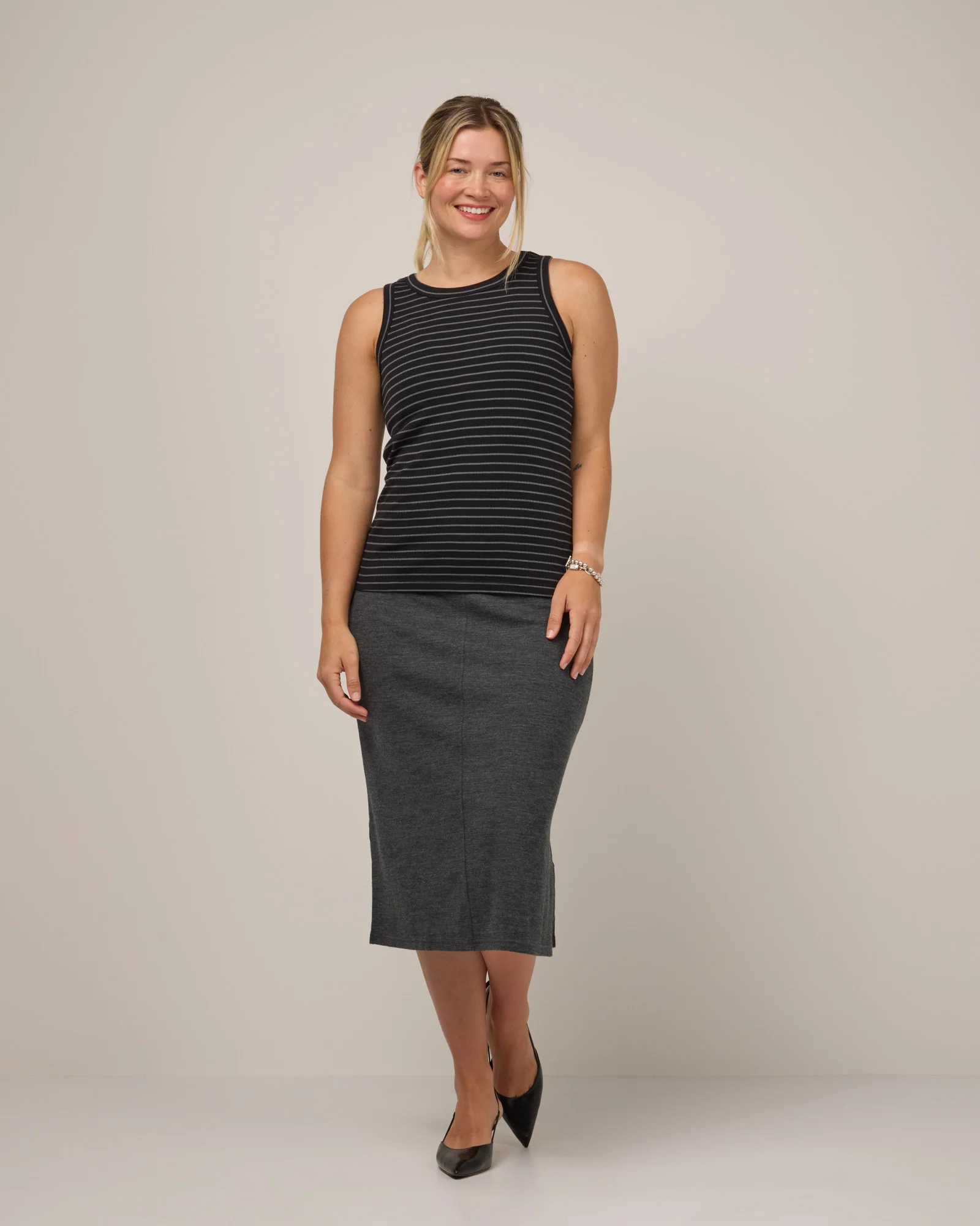 Lily Ribbed Tank - Image 2