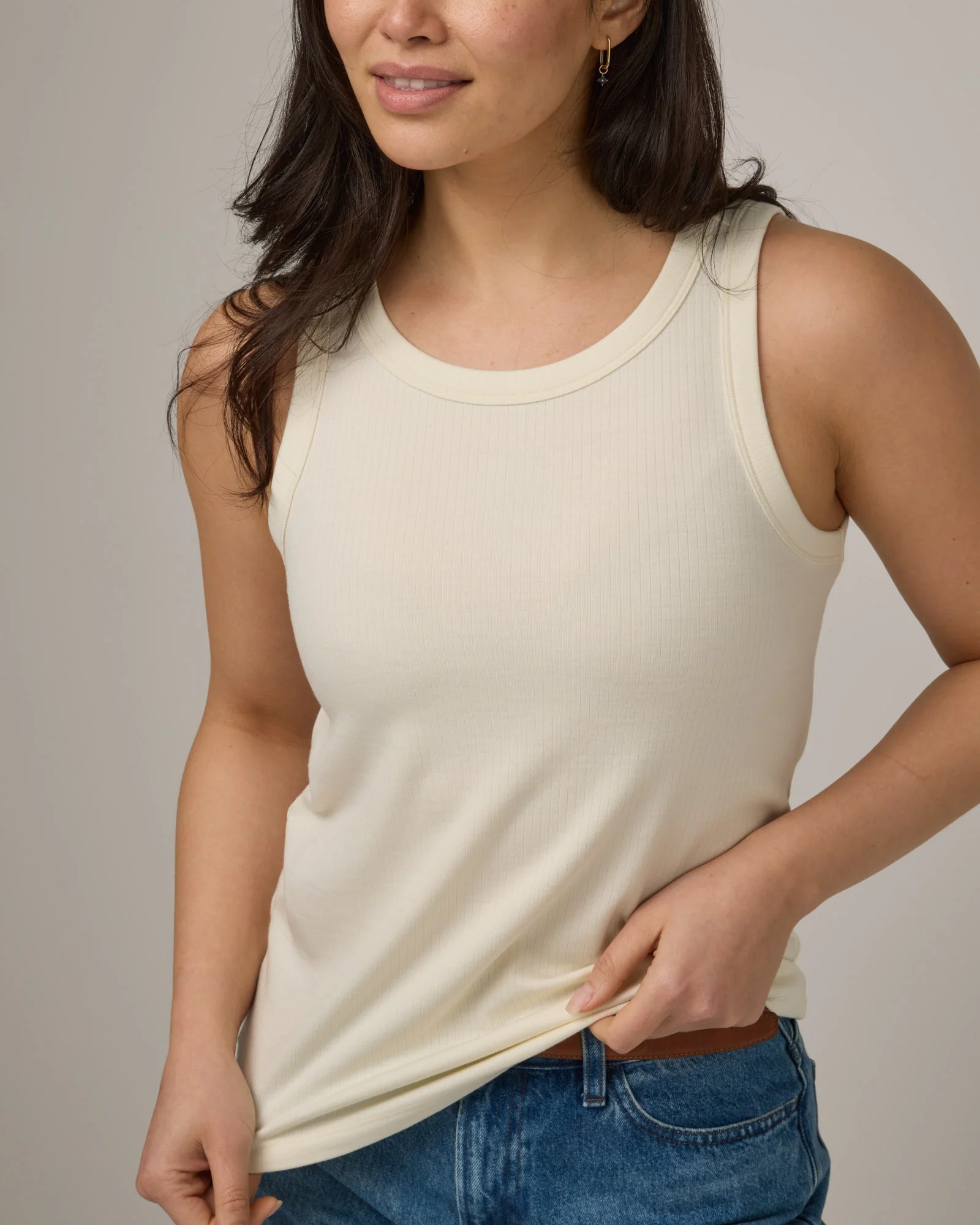 Lily Ribbed Tank - Image 2