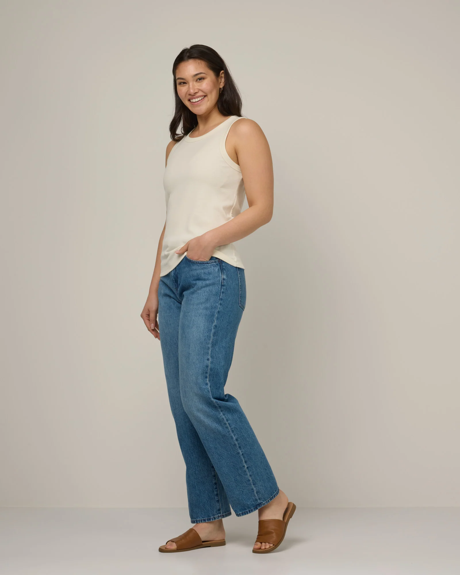 Lily Ribbed Tank - Image 3