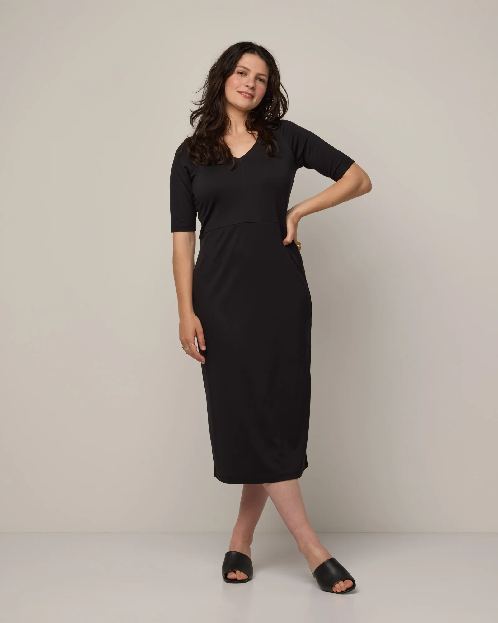 London Fitted Dress - Image 5