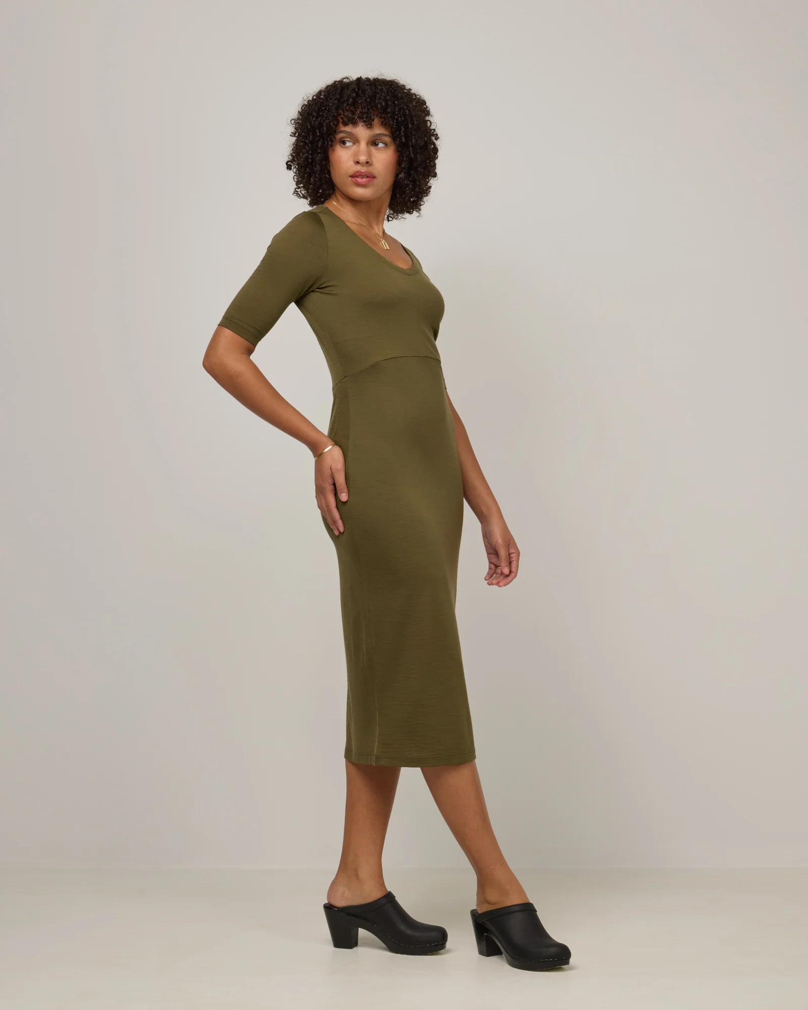 London Fitted Dress - Image 2