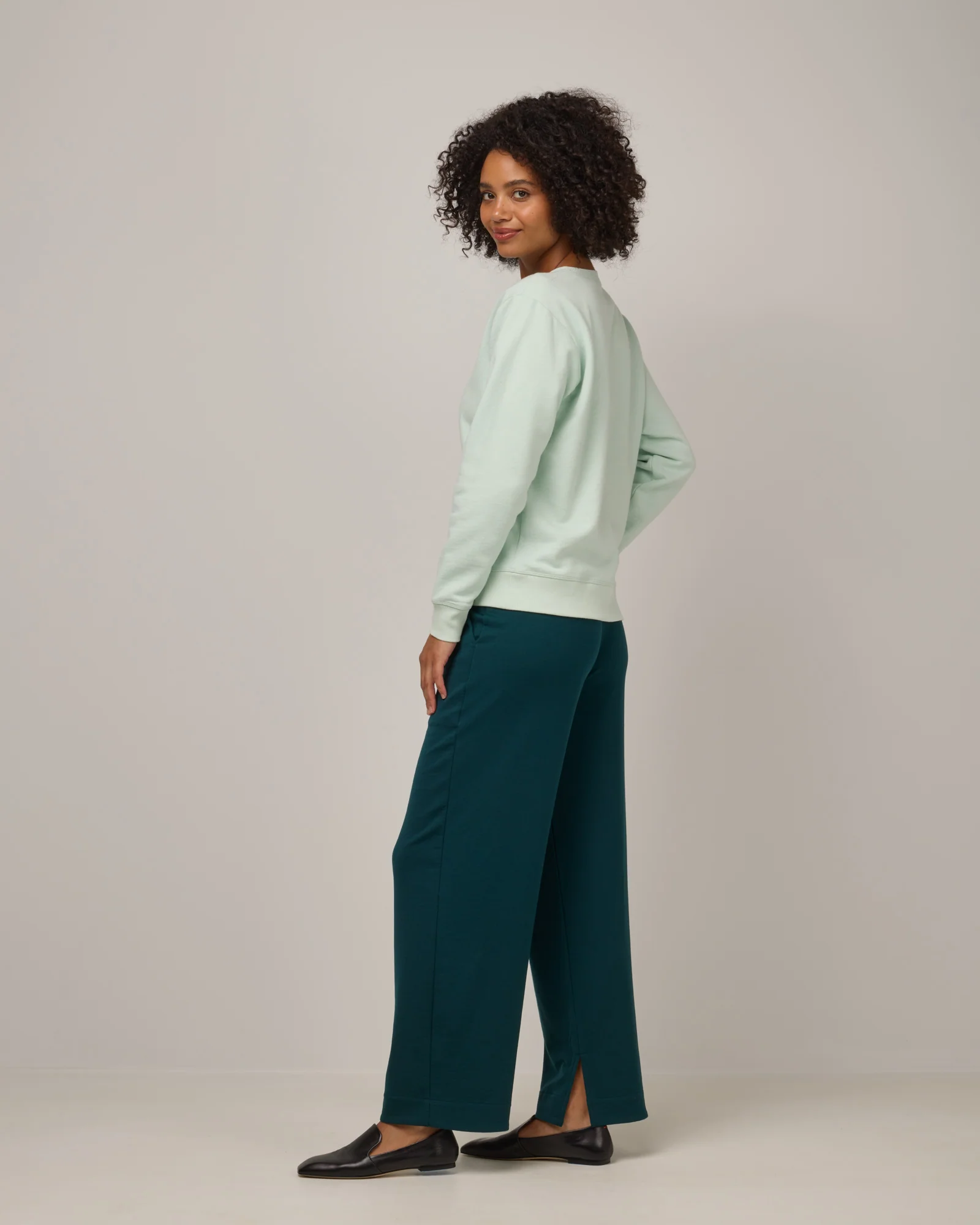 Mika Split Neck Sweatshirt - Image 3