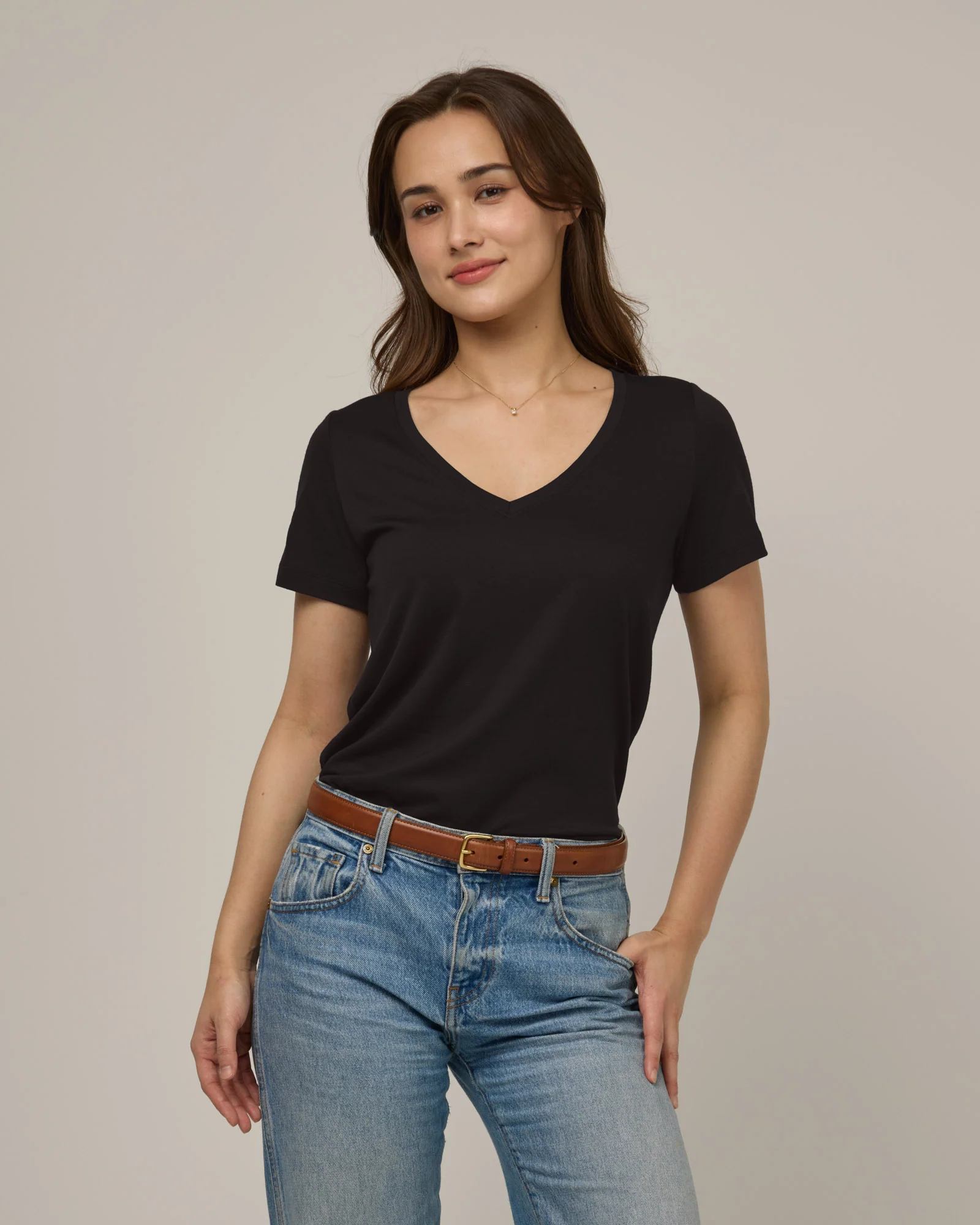 Morgan V-Neck Tee - Image 3