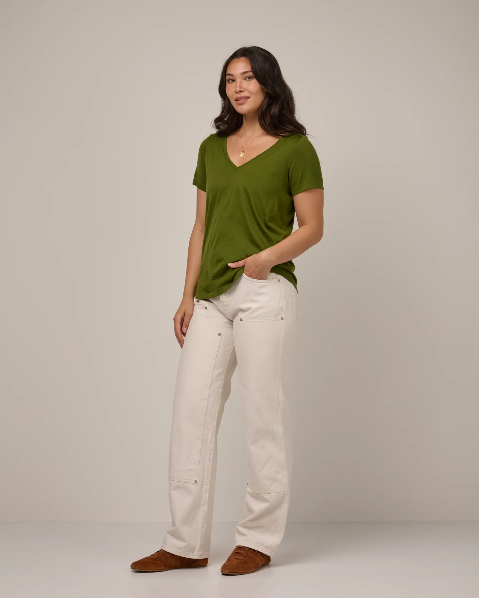 Morgan V-Neck Tee - Image 3