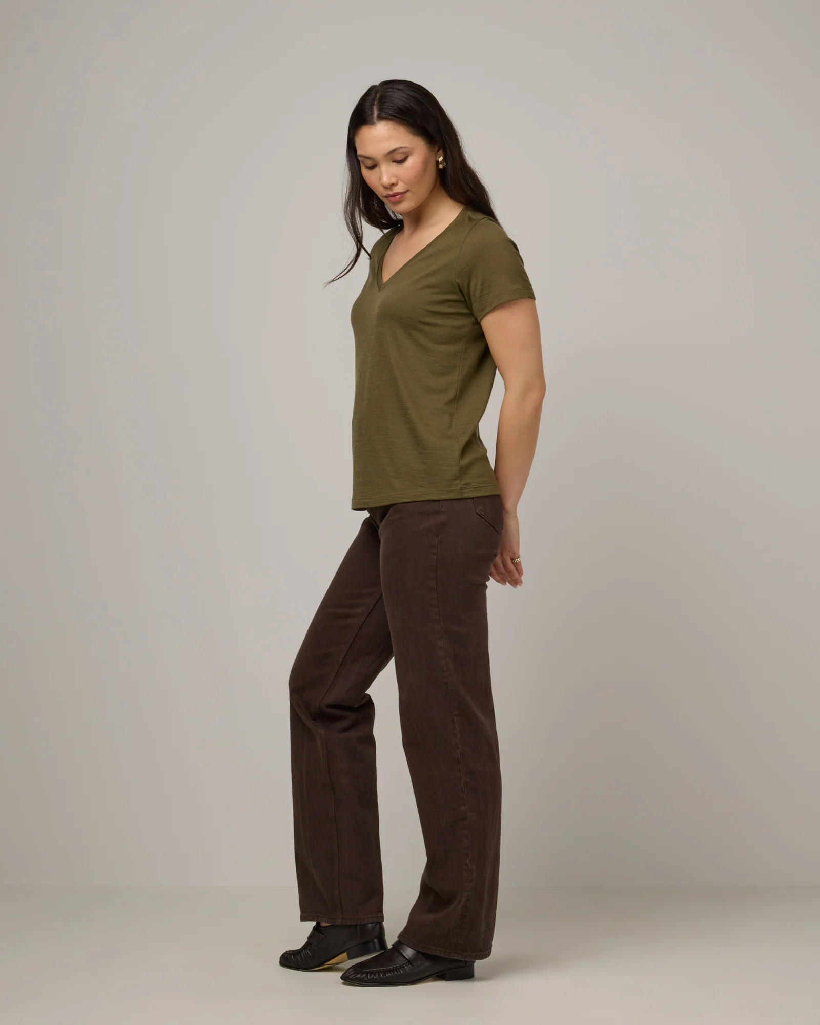 Morgan V-Neck Tee - Image 2