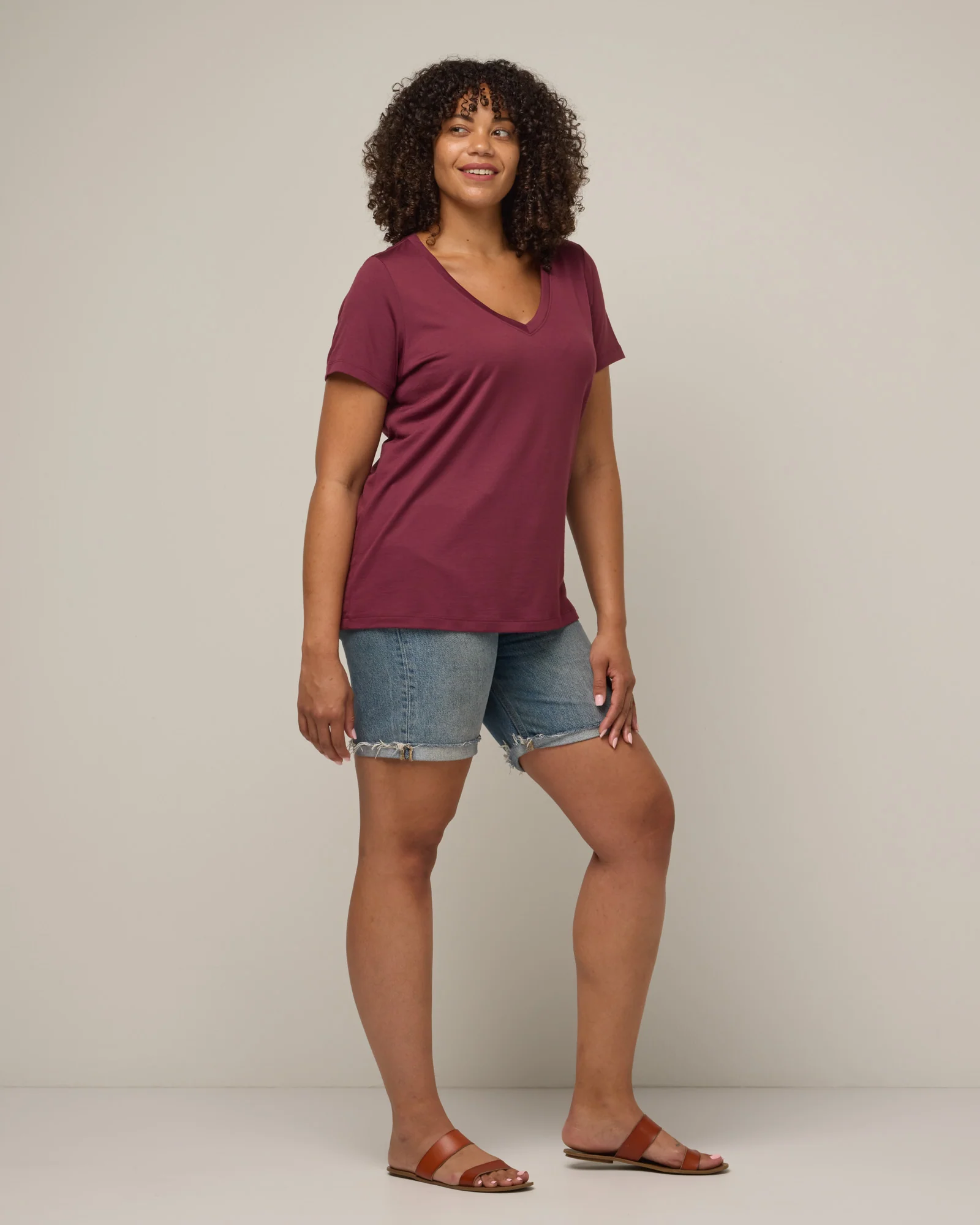 Morgan V-Neck Tee - Image 2