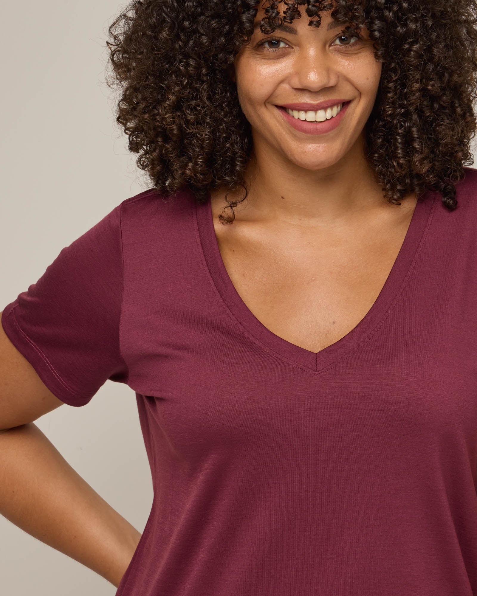 Morgan V-Neck Tee - Image 4