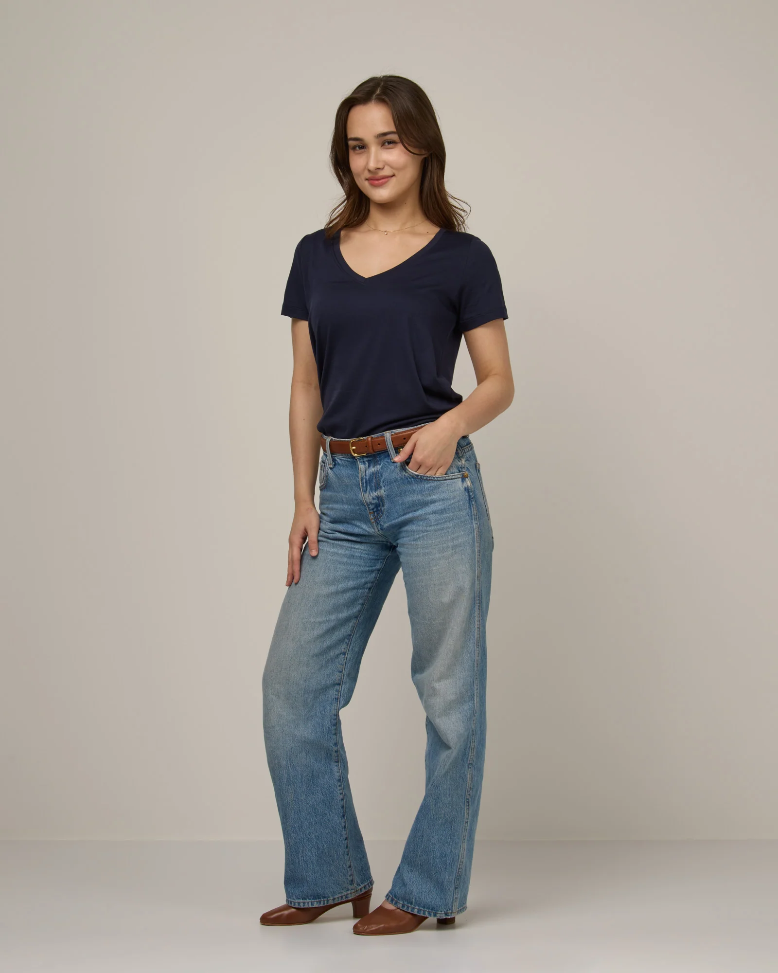 Morgan V-Neck Tee - Image 2