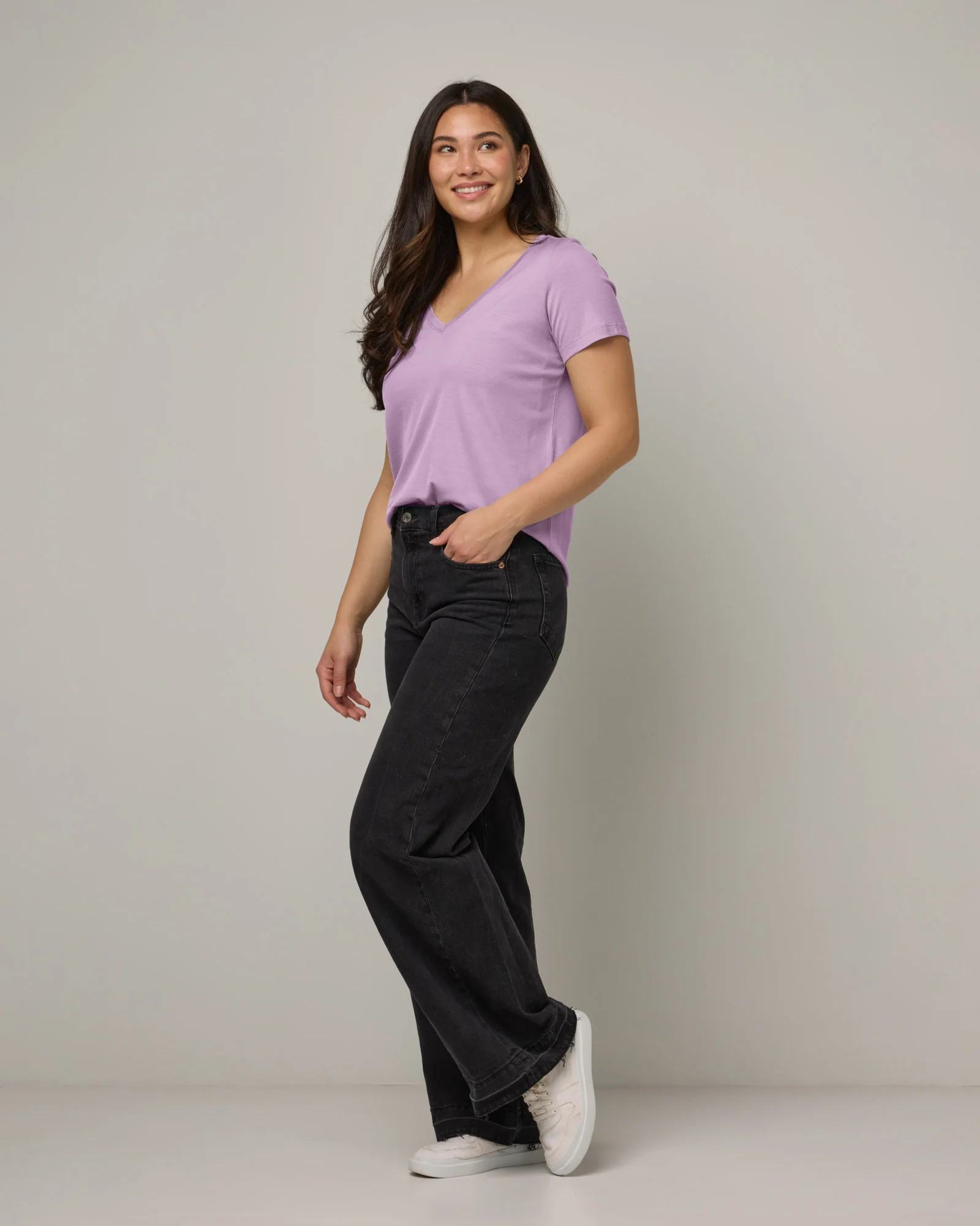 Morgan V-Neck Tee - Image 2