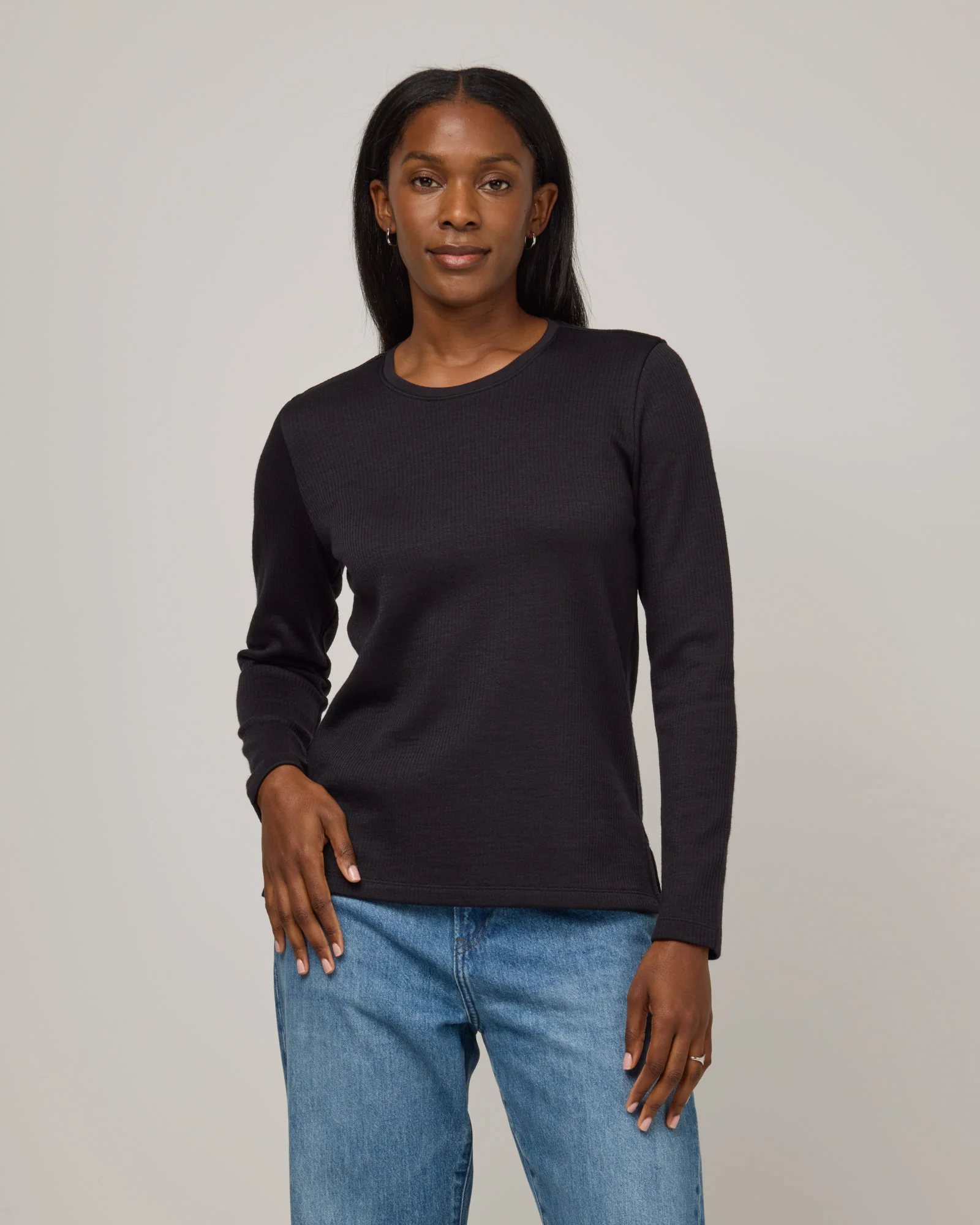 Rayne Double Knit Ribbed Top