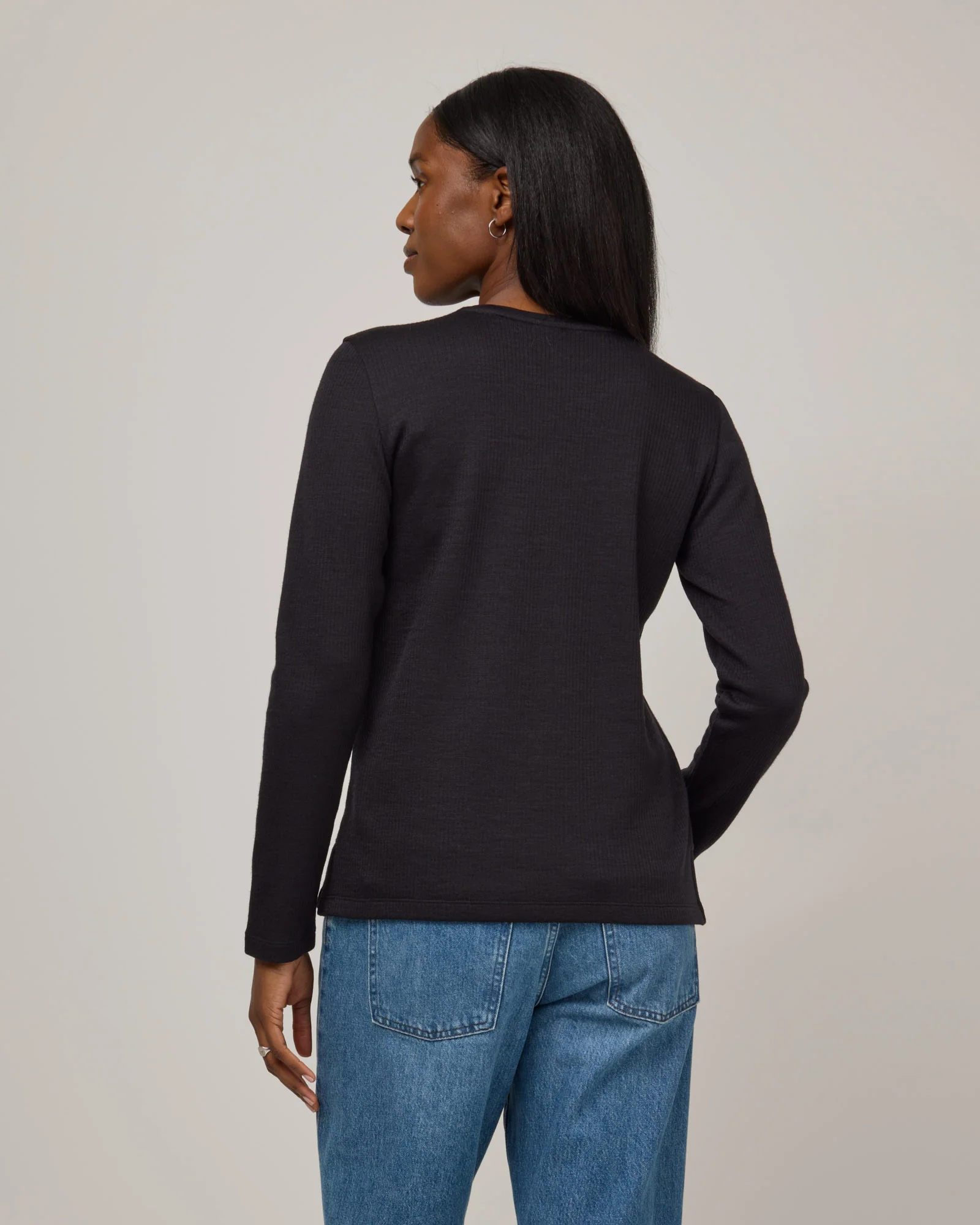 Rayne Double Knit Ribbed Top - Image 2