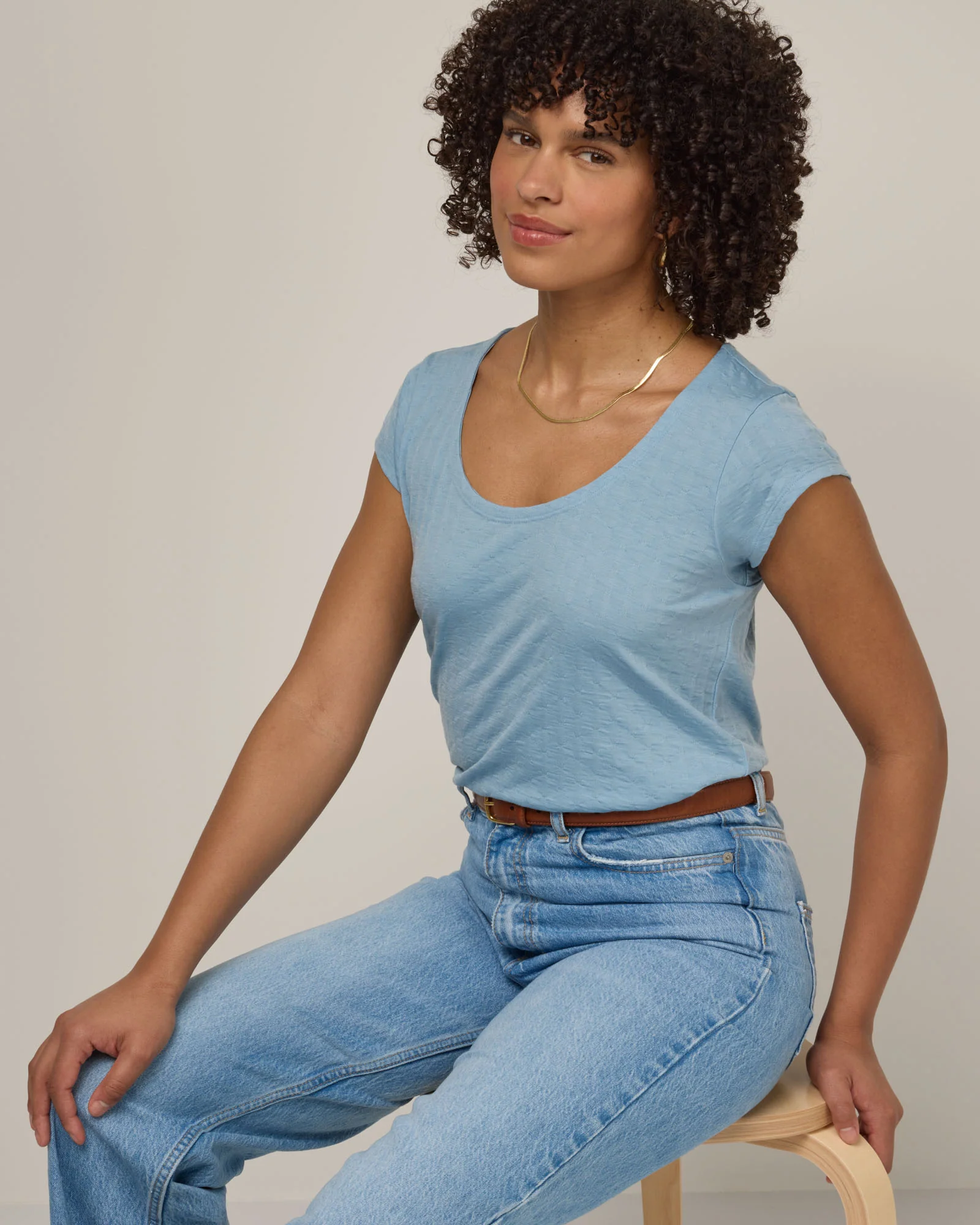 Savanna Cap Sleeve Tee - Image 2