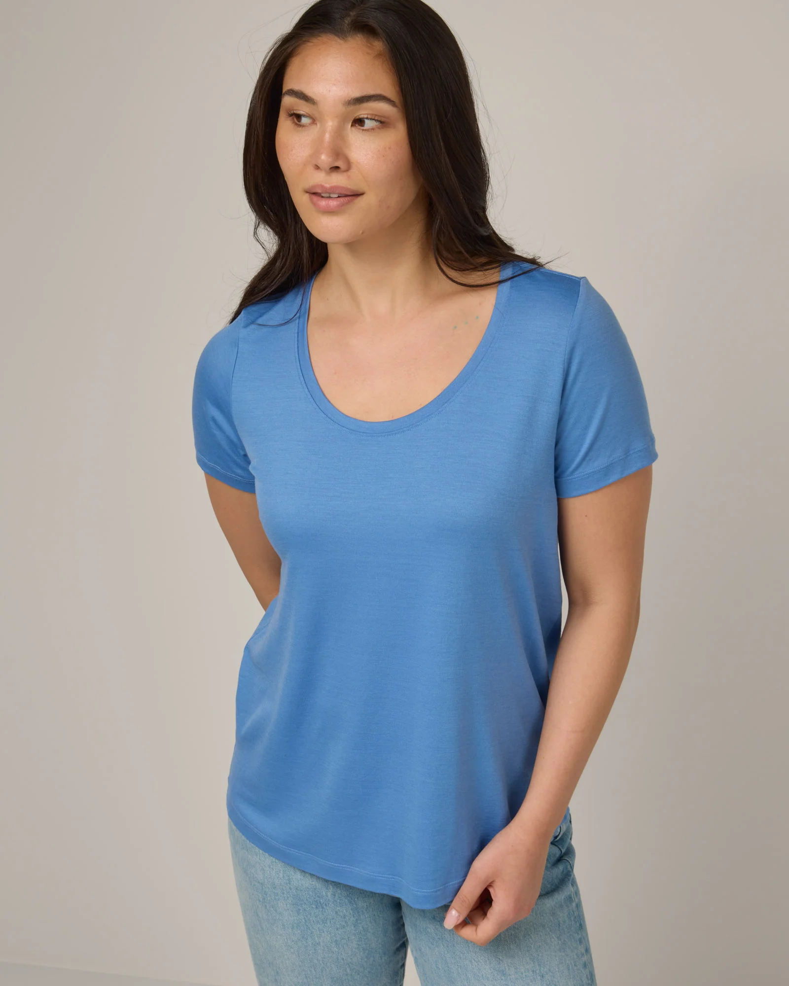 Stella Signature Scoop Neck Tee - Image 4