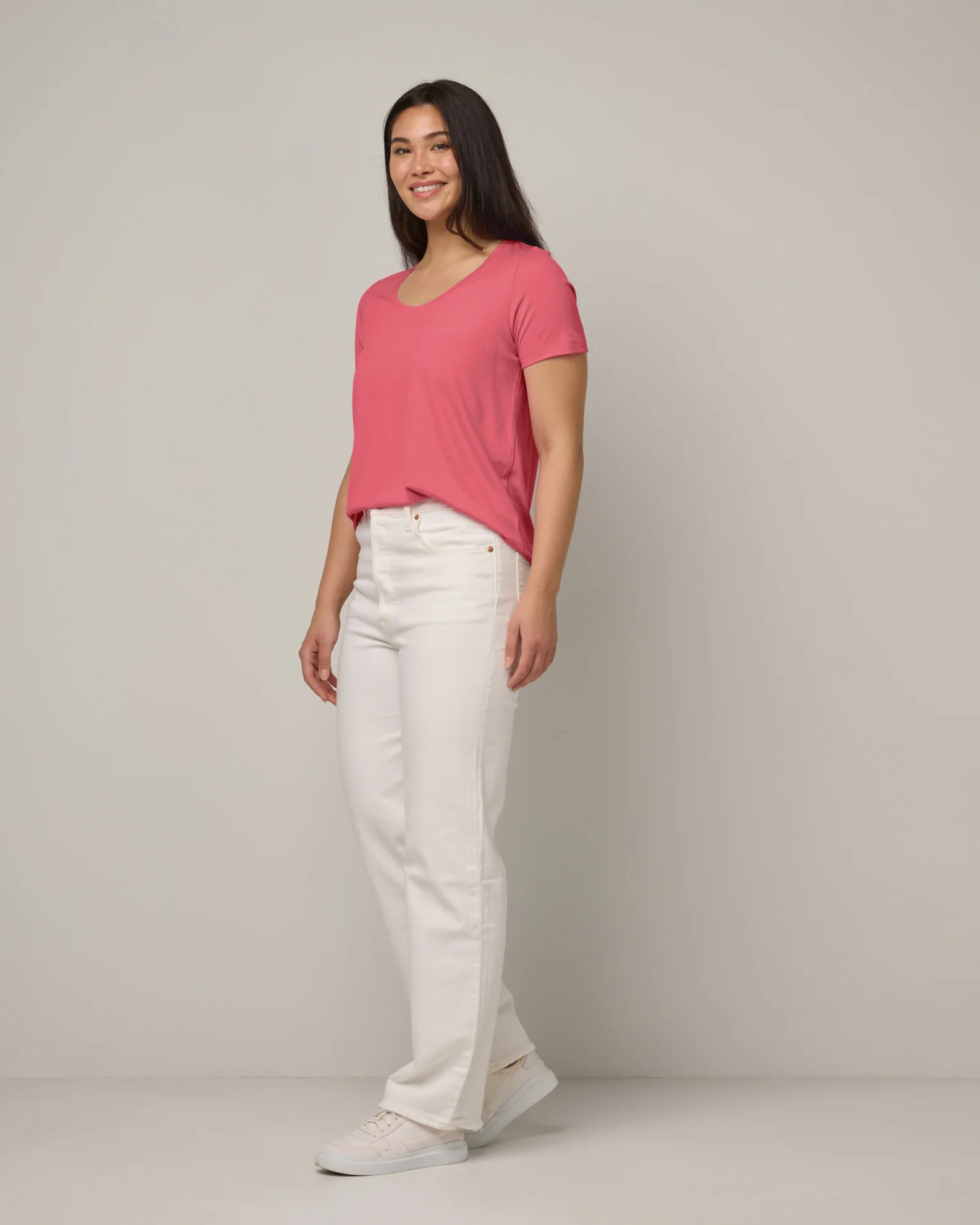 Stella Signature Scoop Neck Tee - Image 2