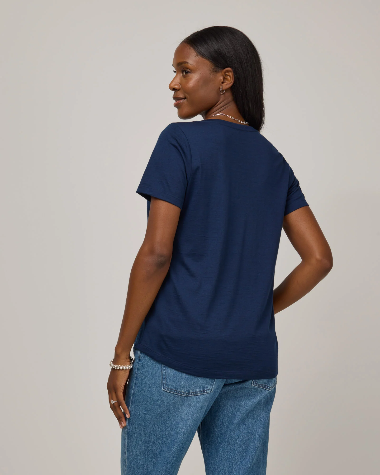Stella Signature Scoop Neck Tee - Image 4