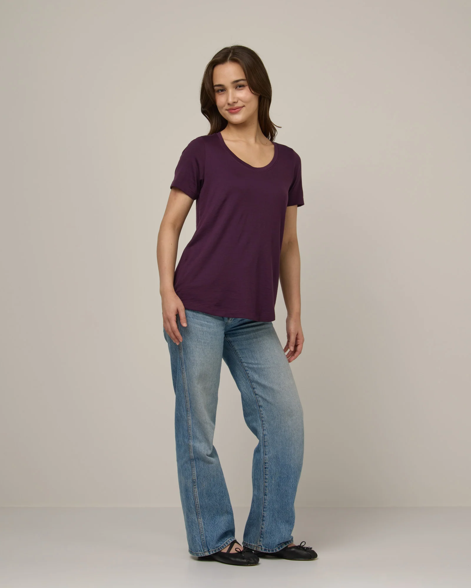 Stella Signature Scoop Neck Tee - Image 2