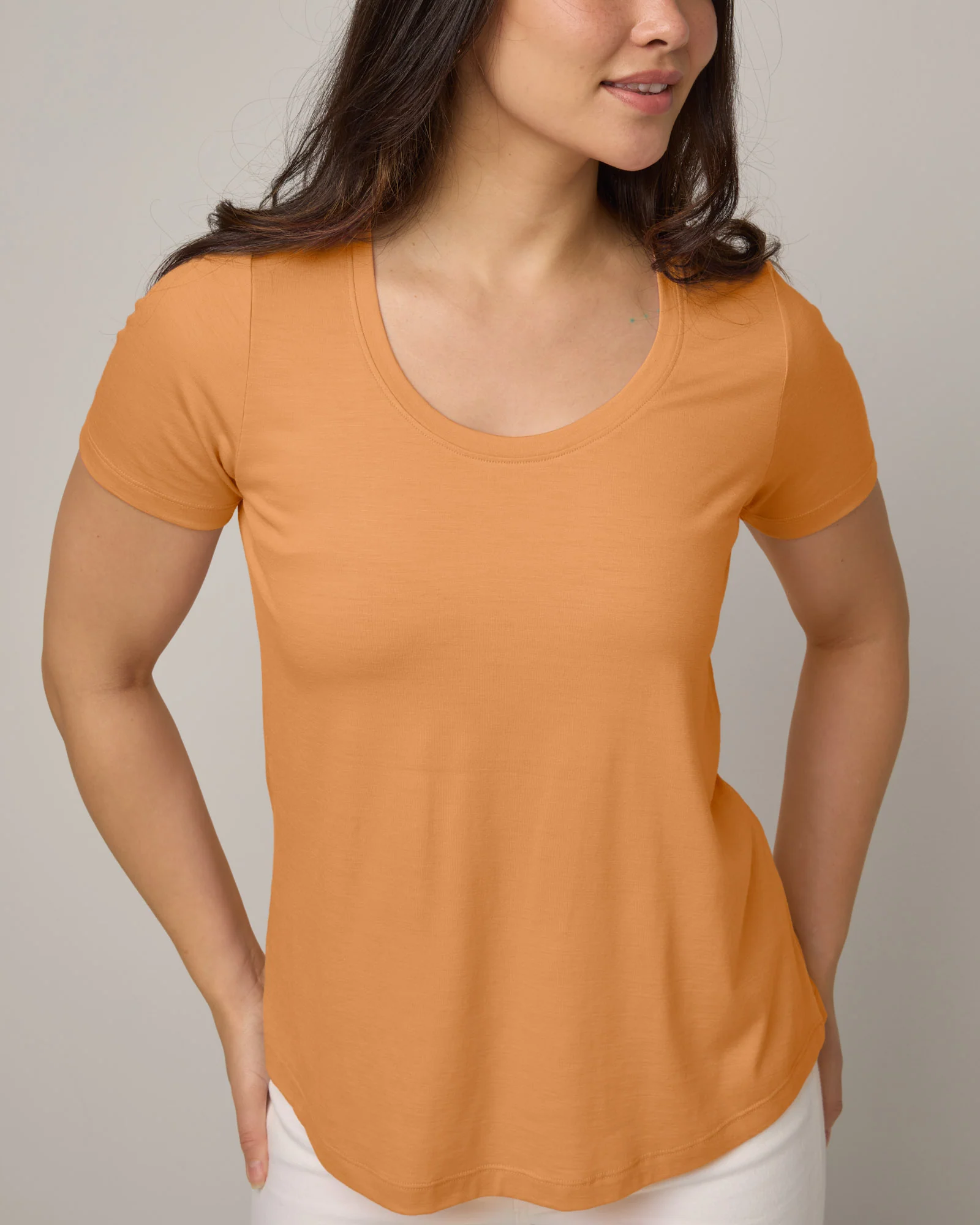 Stella Signature Scoop Neck Tee - Image 4